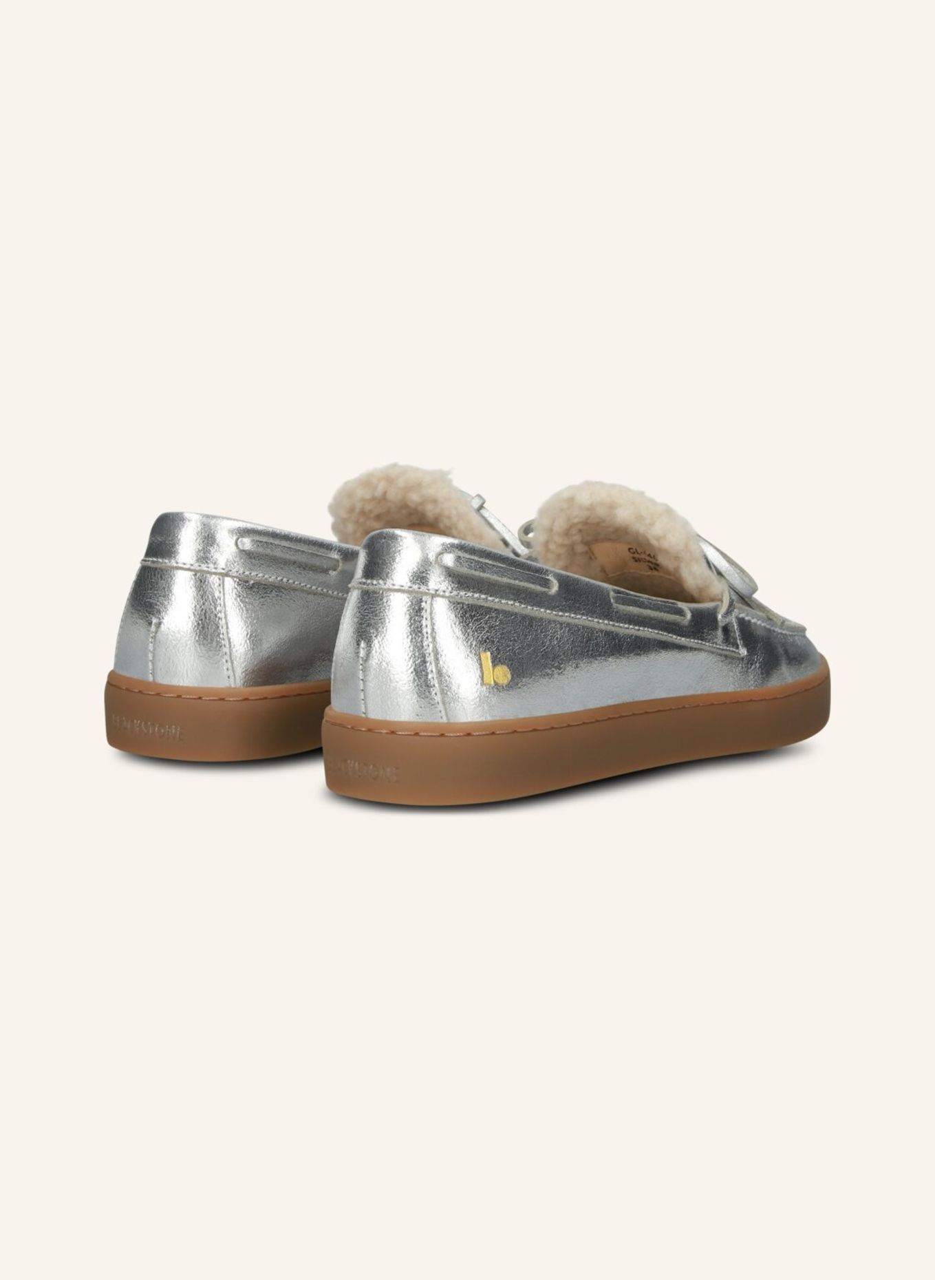 BLACKSTONE Slip-ons: SILBER