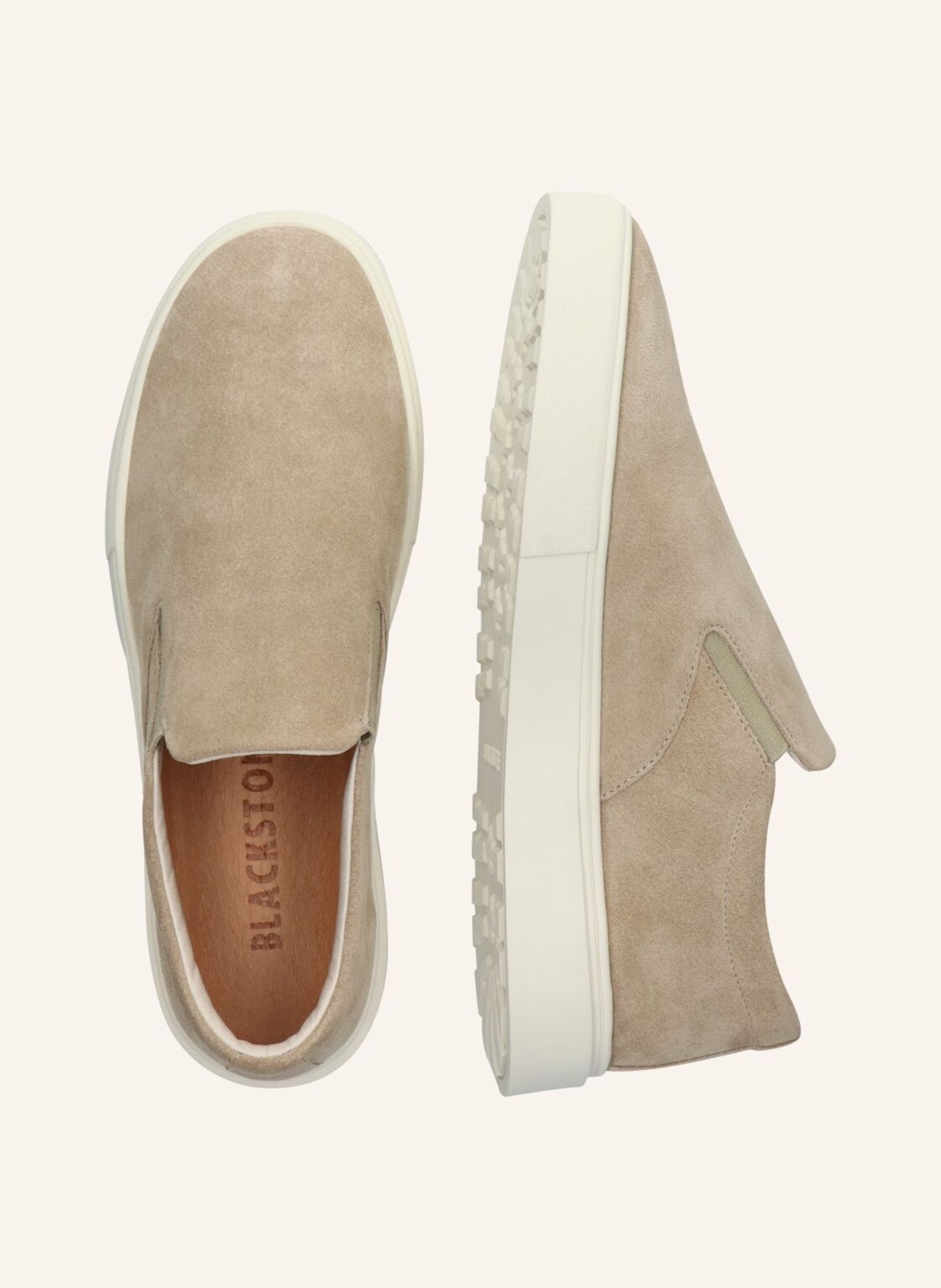 BLACKSTONE Slip-ons: BEIGE