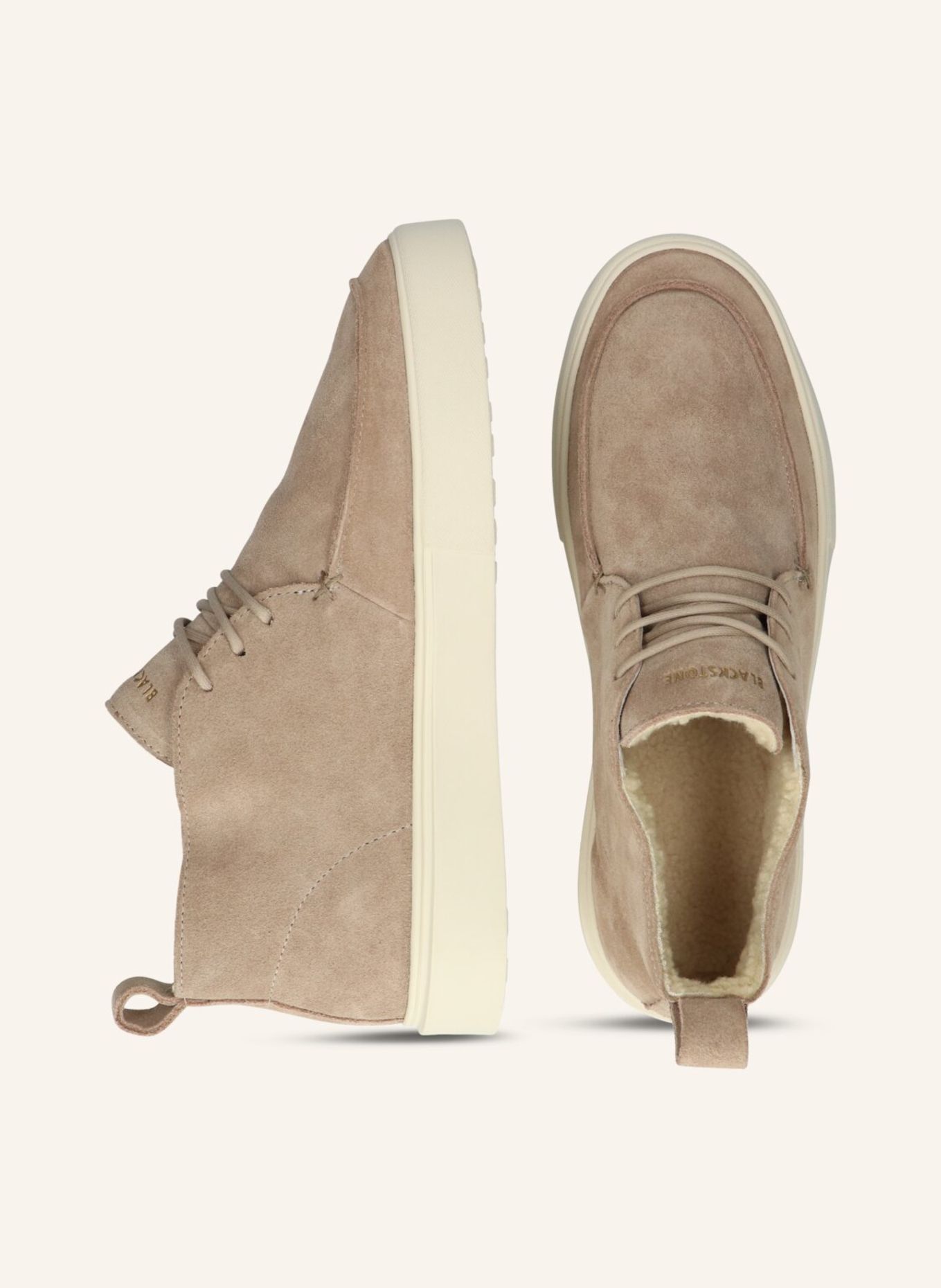 BLACKSTONE Chukka: BEIGE