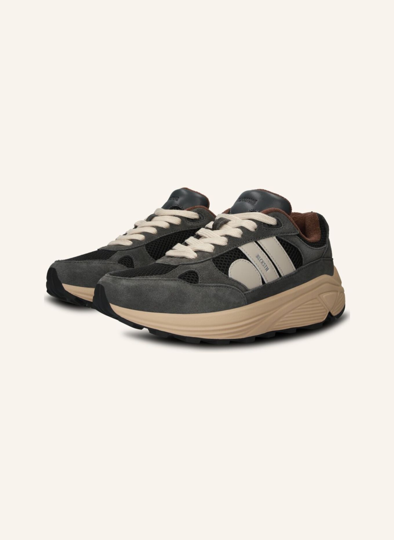 BLACKSTONE Sneaker: GRAU