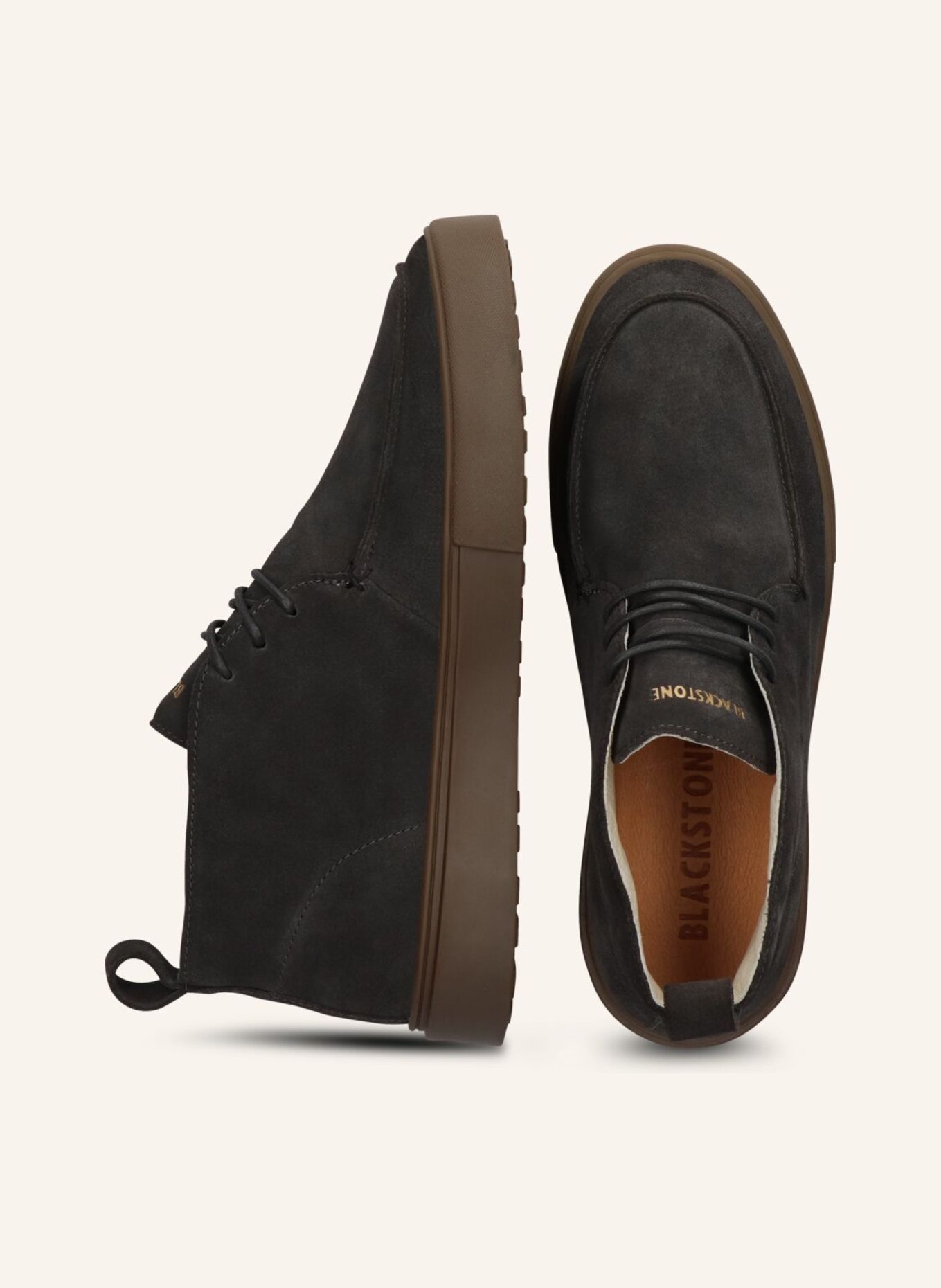 BLACKSTONE Chukka: DUNKELGRAU