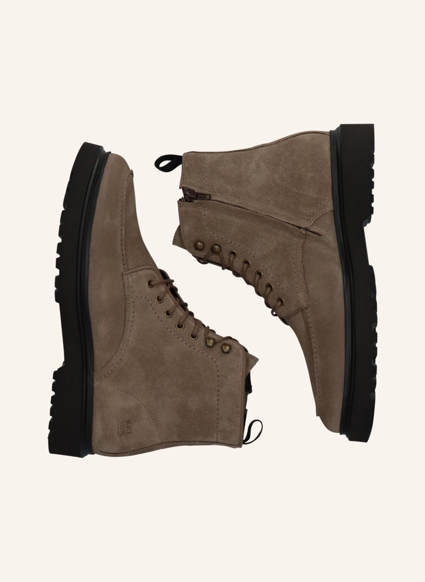 BLACKSTONE Schnürboots: HELLBRAUN
