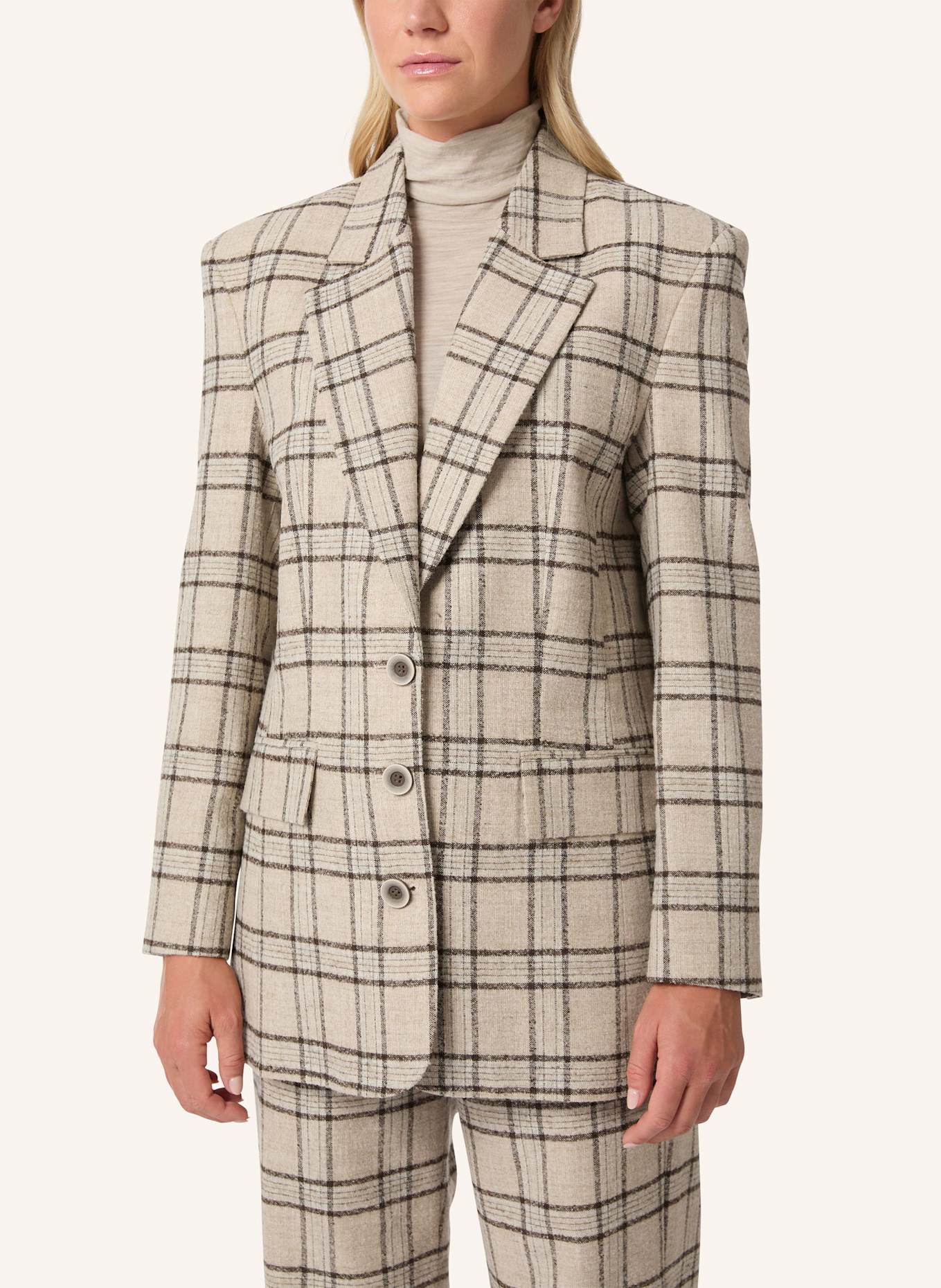 Malej Blazer: BEIGE/ GRAU