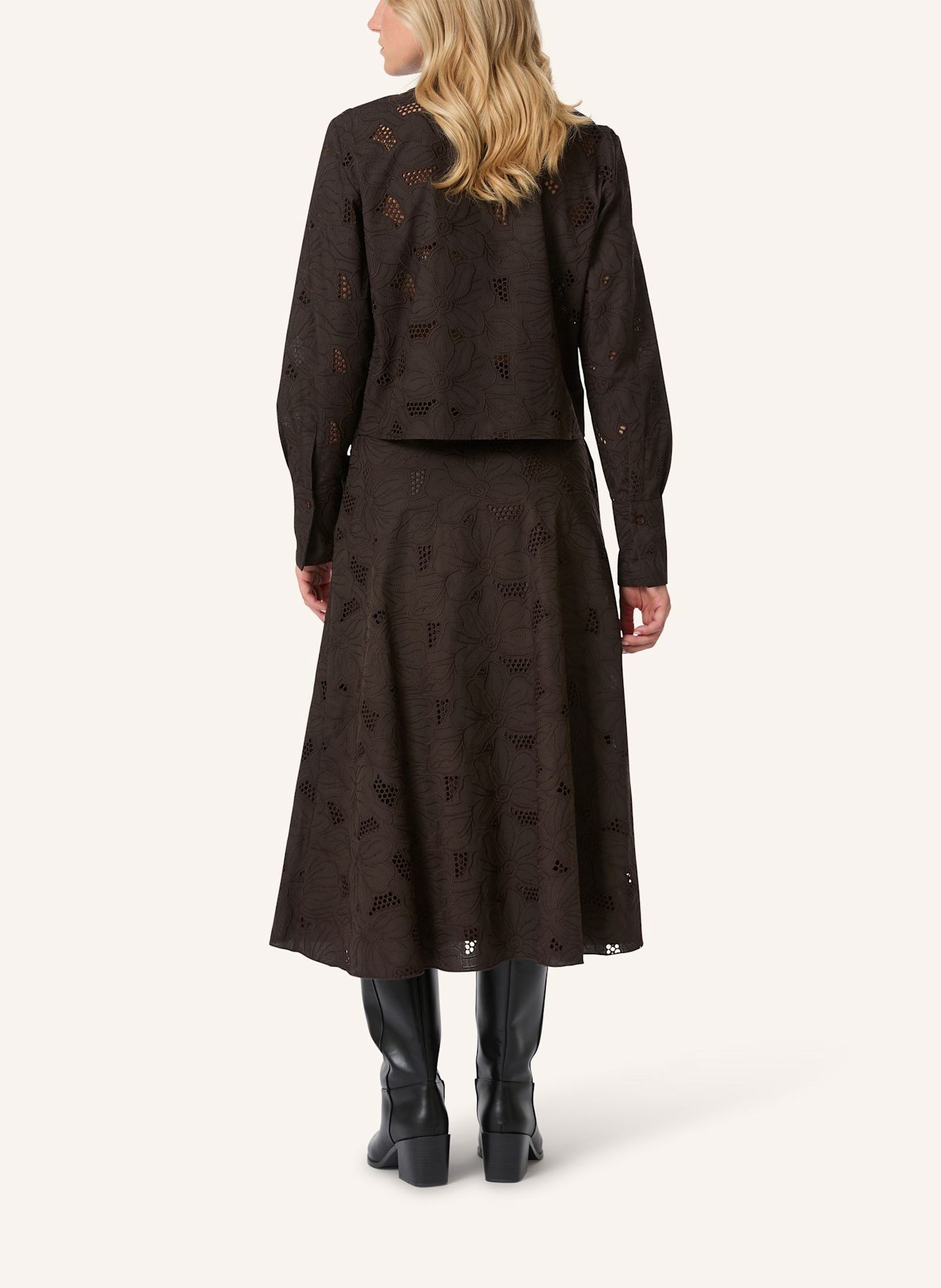 Malej Bluse: DUNKELBRAUN