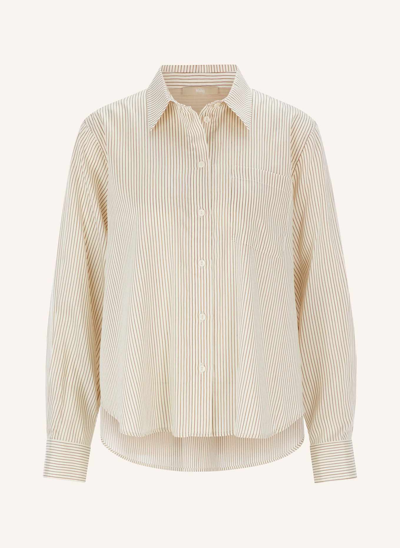 Malej Bluse: CREME/ BRAUN