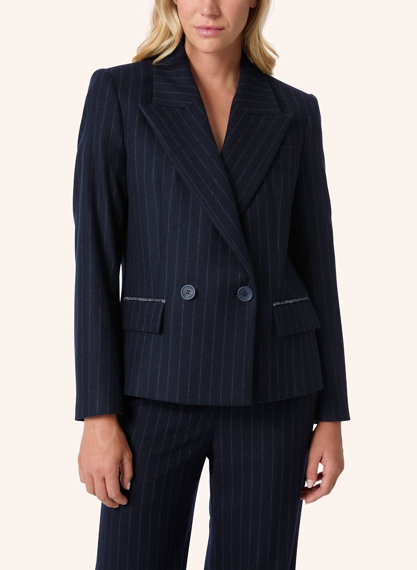 Malej Blazer: DUNKELBLAU/ HELLBLAU