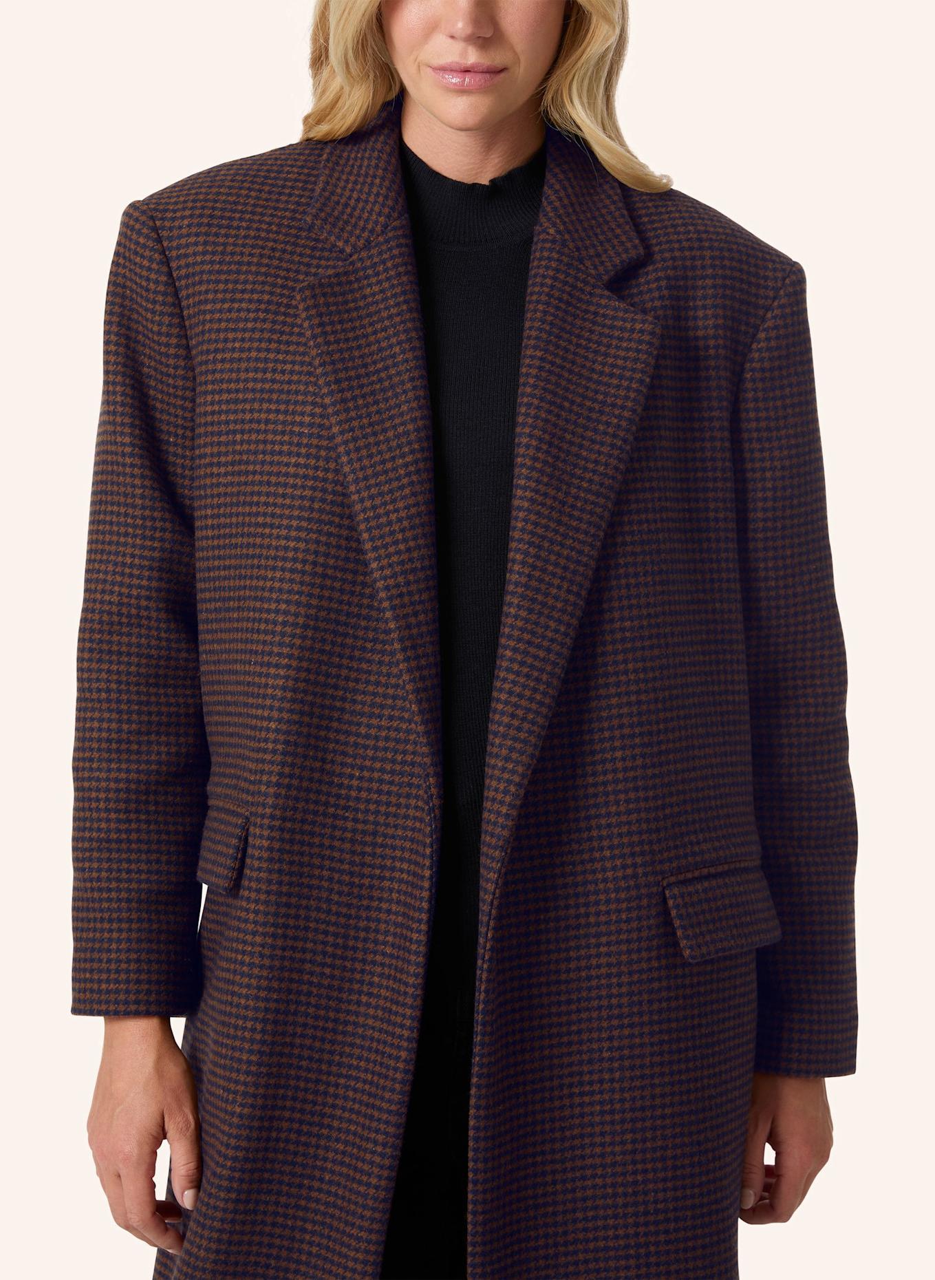 Malej Mantel: CAMEL/ DUNKELBLAU