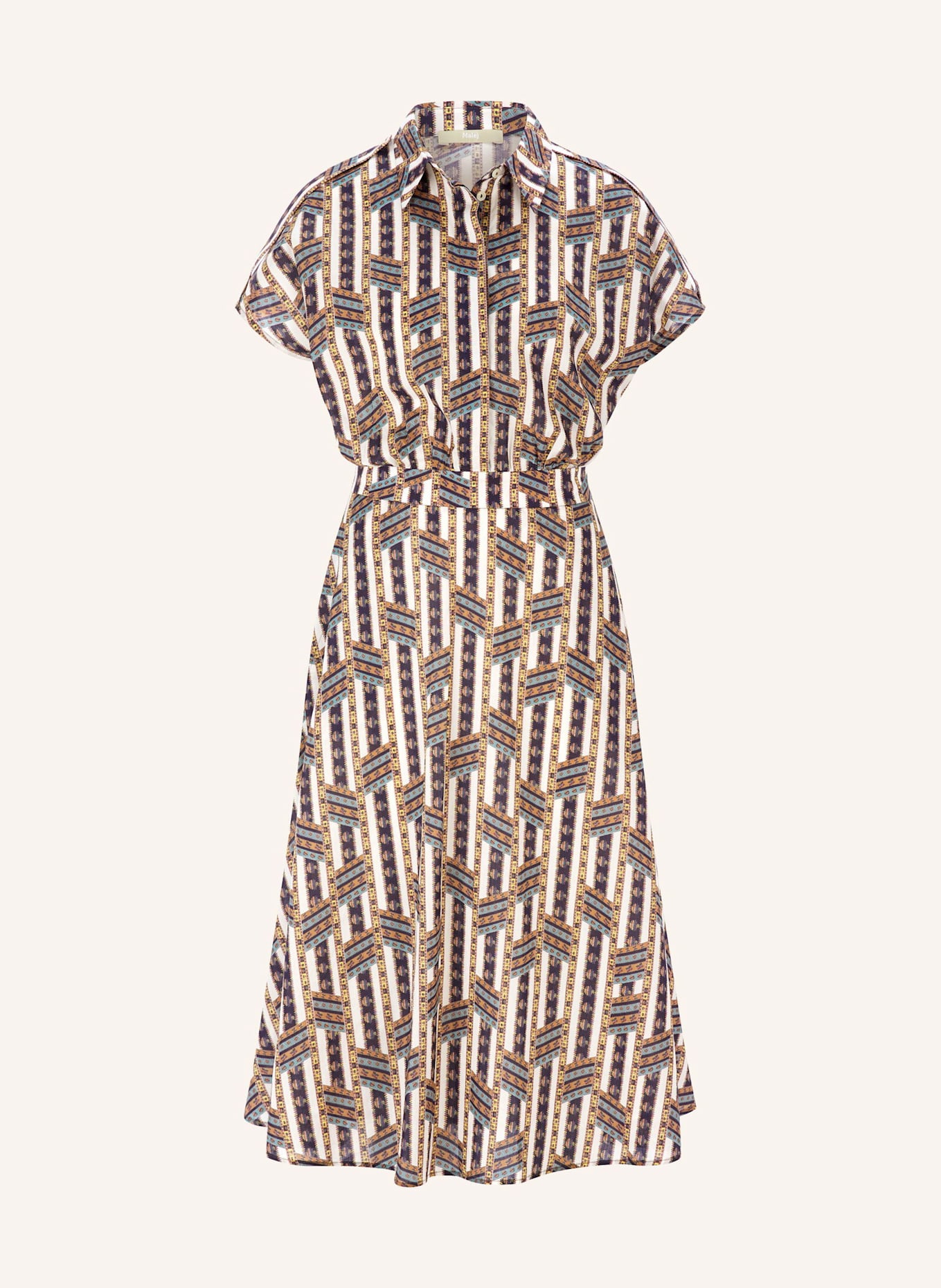 Malej Kleid: DUNKELROT/ DUNKELBLAU/ CAMEL/ ECRU