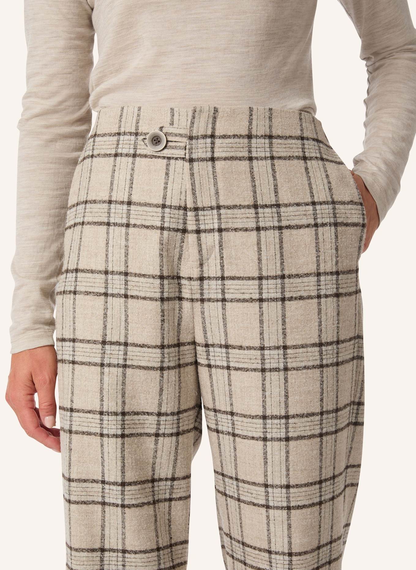 Malej Hose: BEIGE/ GRAU