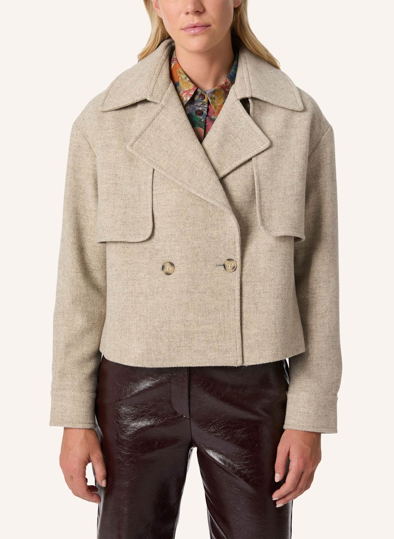 Malej Jacke: BEIGE/ BRAUN