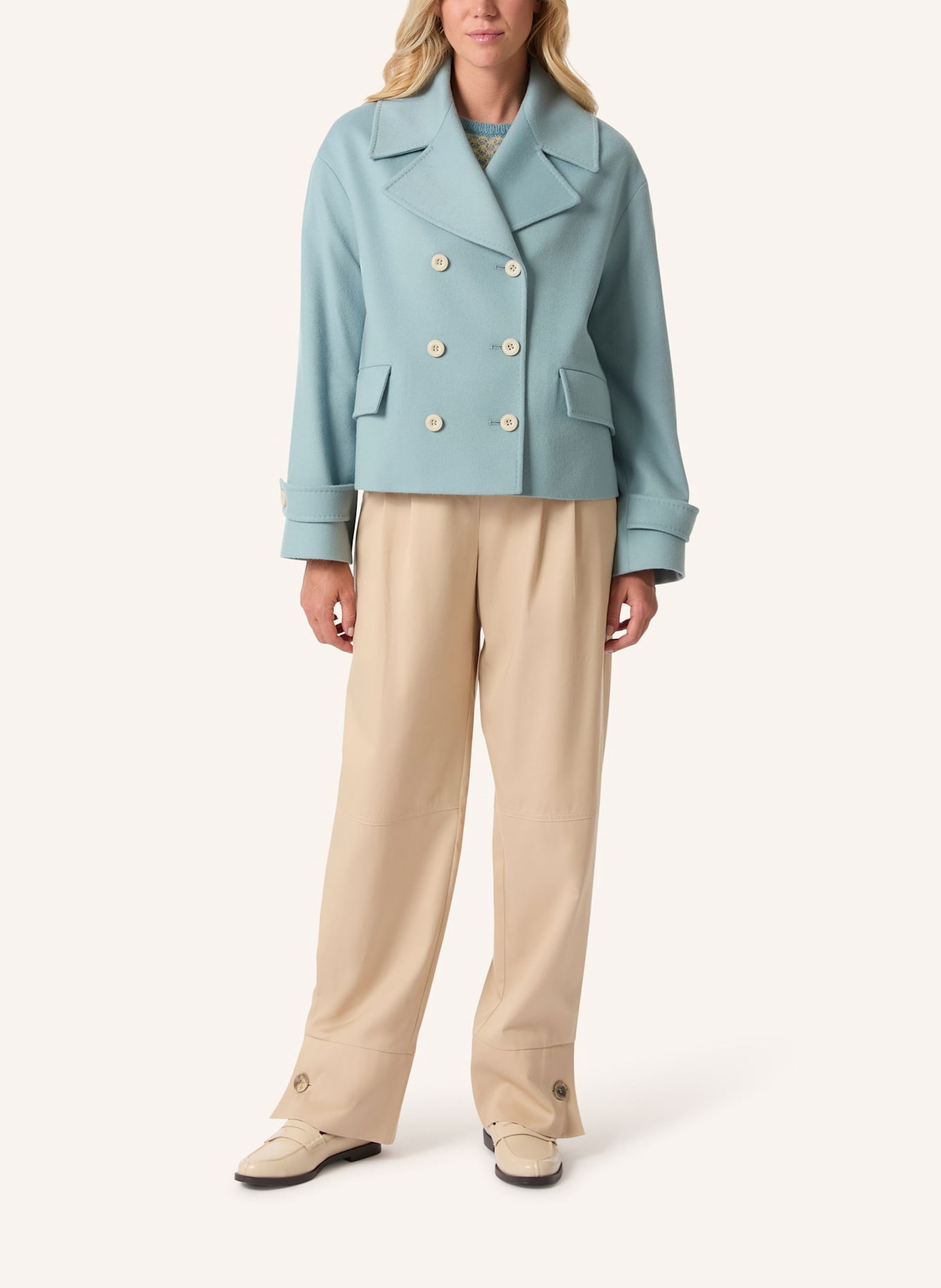 Malej Jacke: HELLBLAU