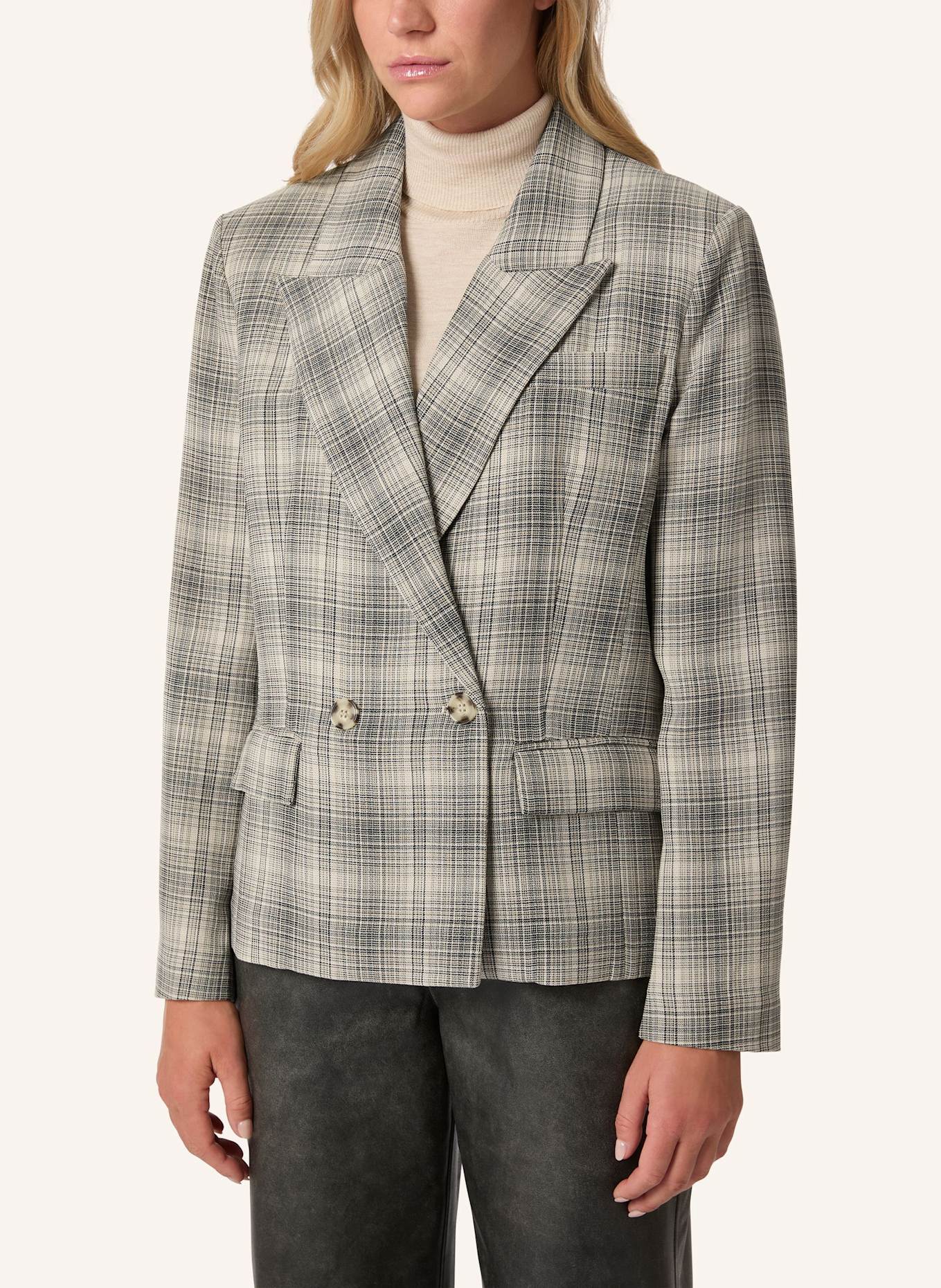Malej Blazer: GRAU/ SCHWARZ