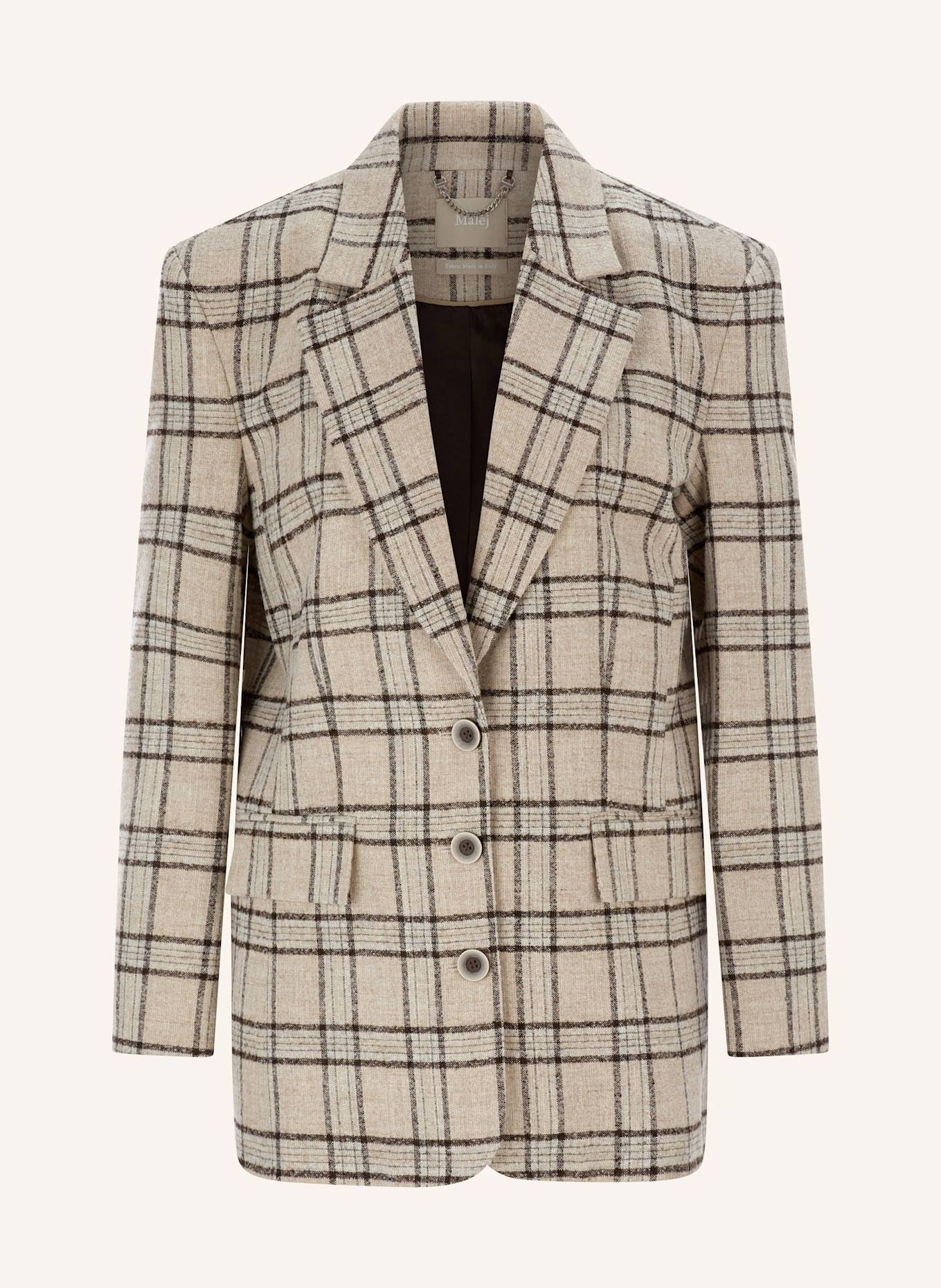 Malej Blazer: BEIGE/ GRAU