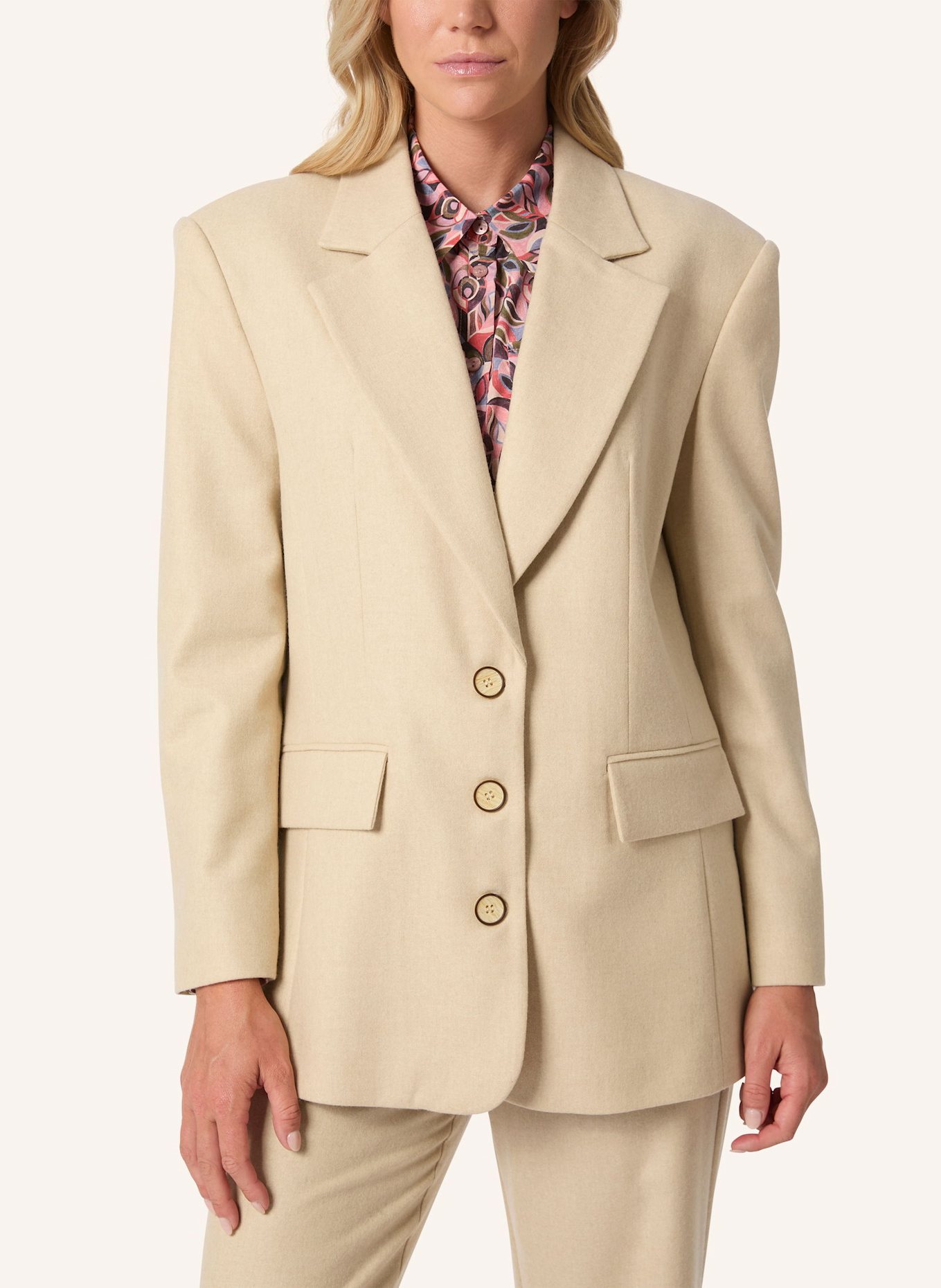 Malej Blazer: BEIGE/ BRAUN