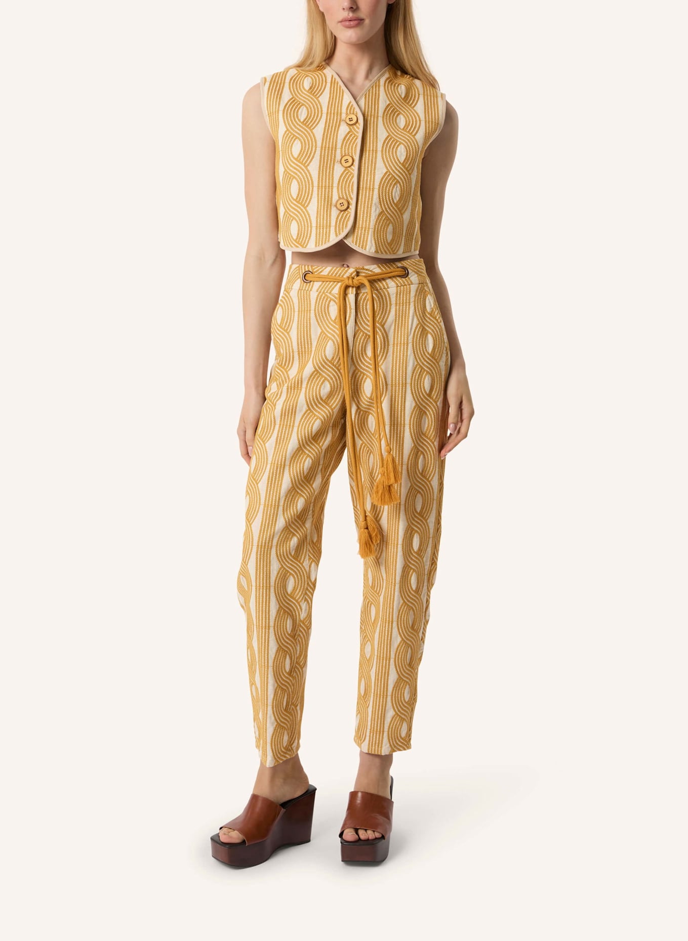 Malej Weste BARI: BEIGE