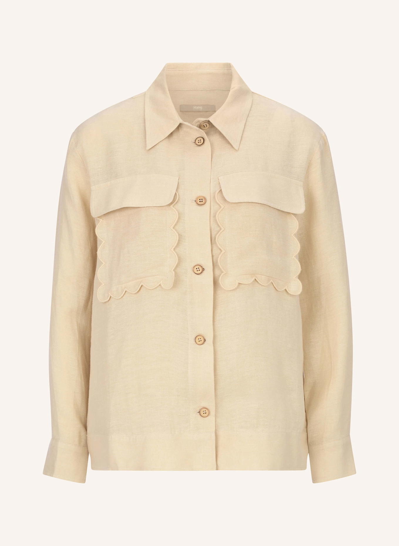 Malej Hanfjacke BURGOS: HELLGELB