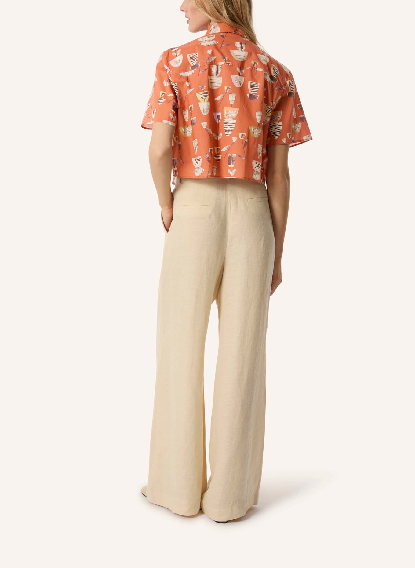 Malej Baumwollshirt TURIN: CAMEL