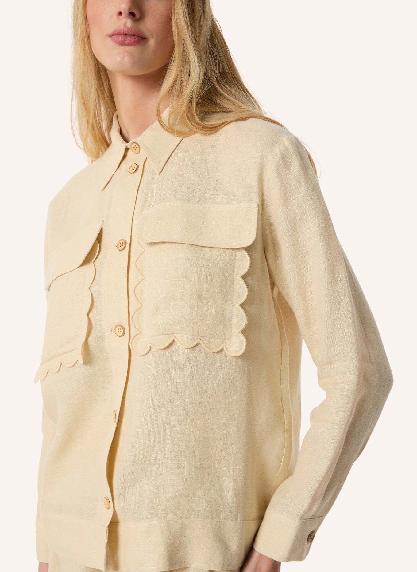 Malej Hanfjacke BURGOS: HELLGELB