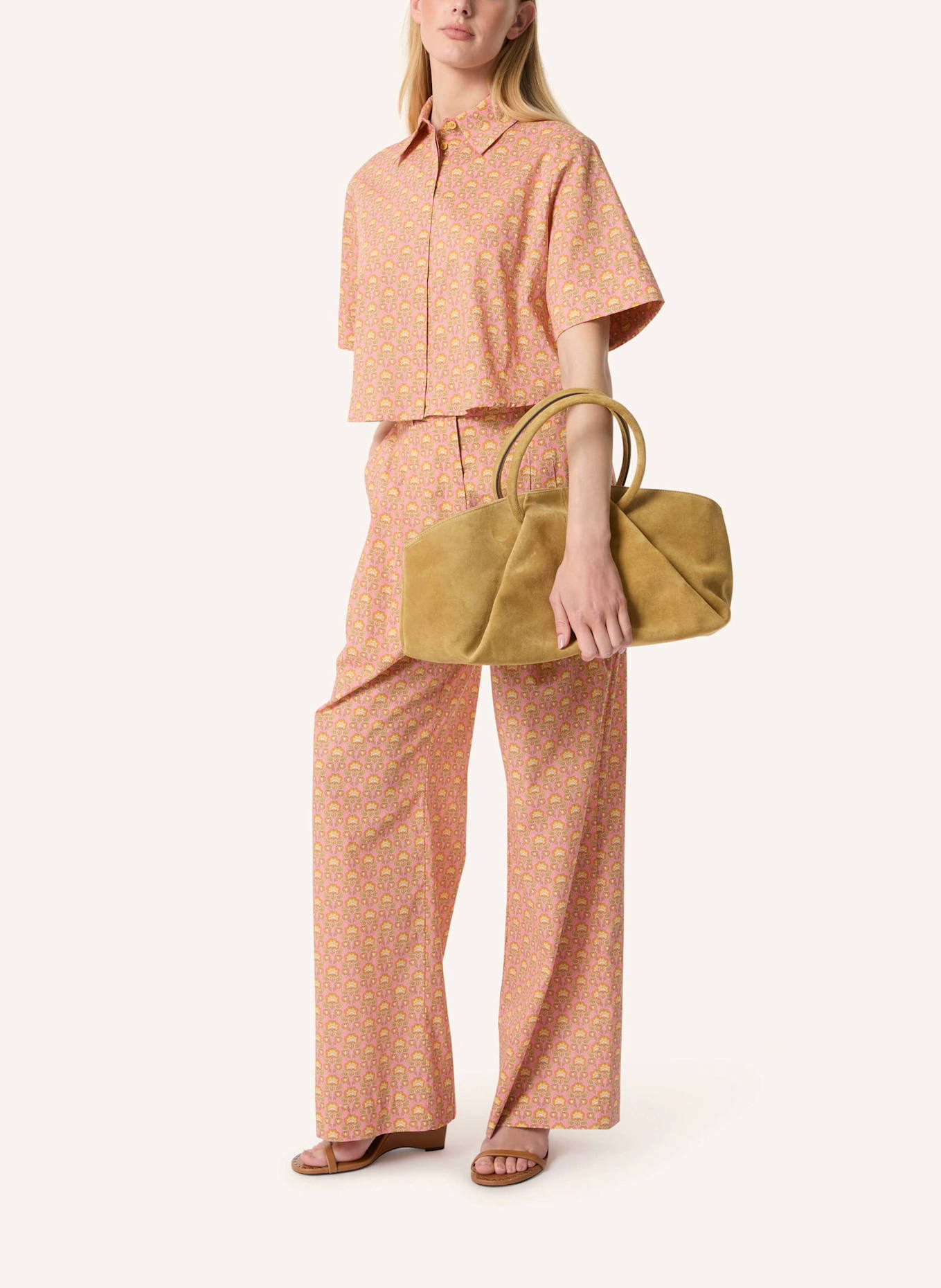 Malej Ledertasche SEVILLA: BEIGE