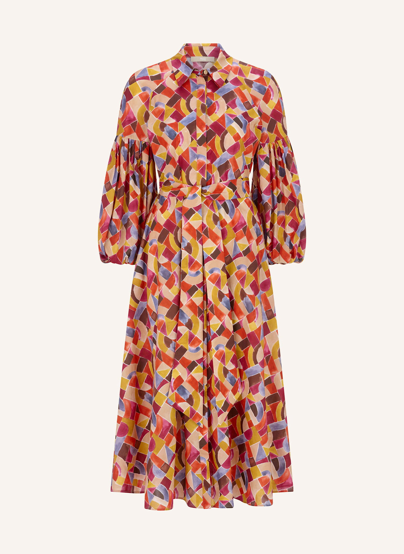 Malej Baumwollkleid: ROT