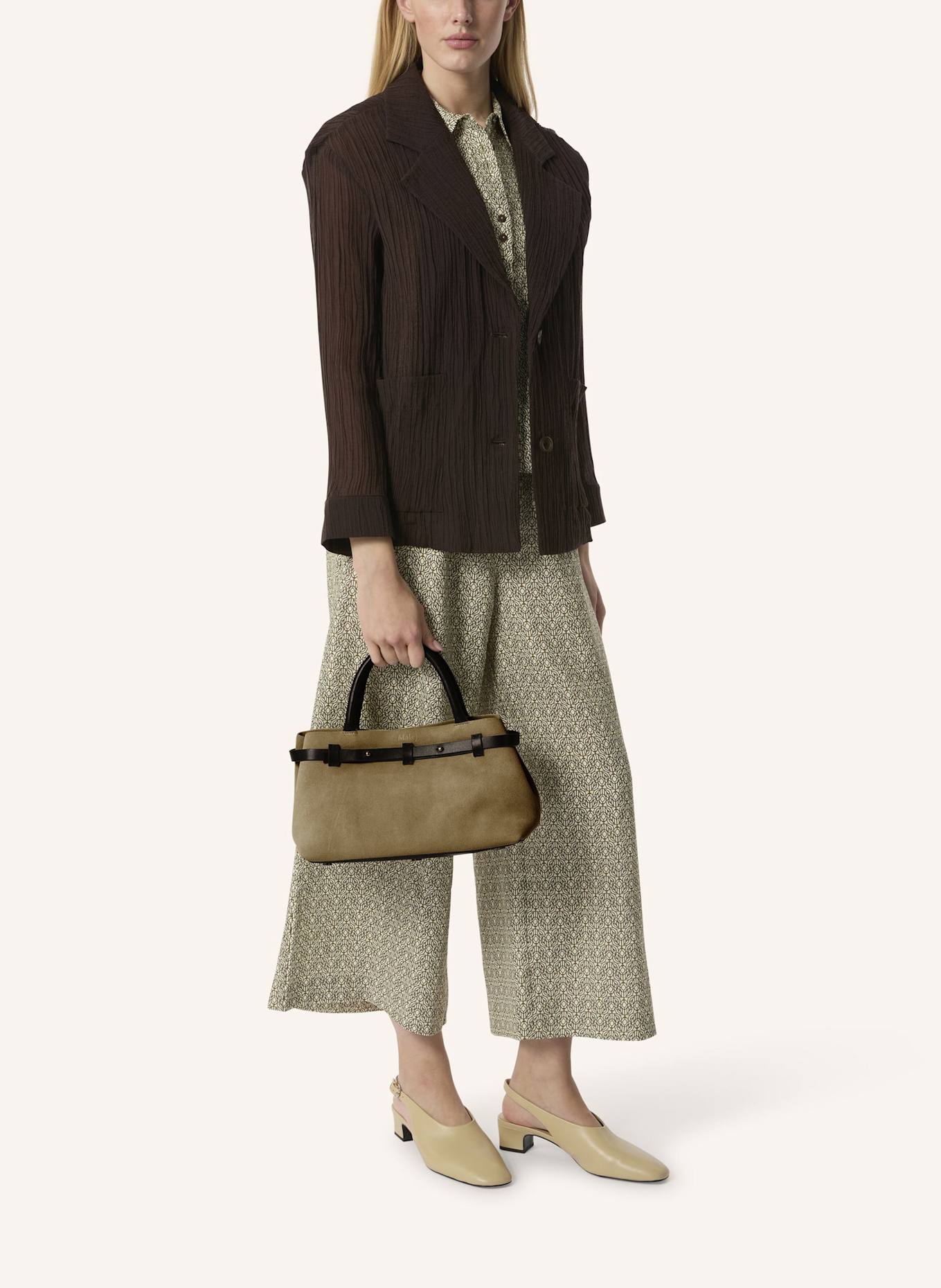 Malej Ledertasche MADRID: BEIGE