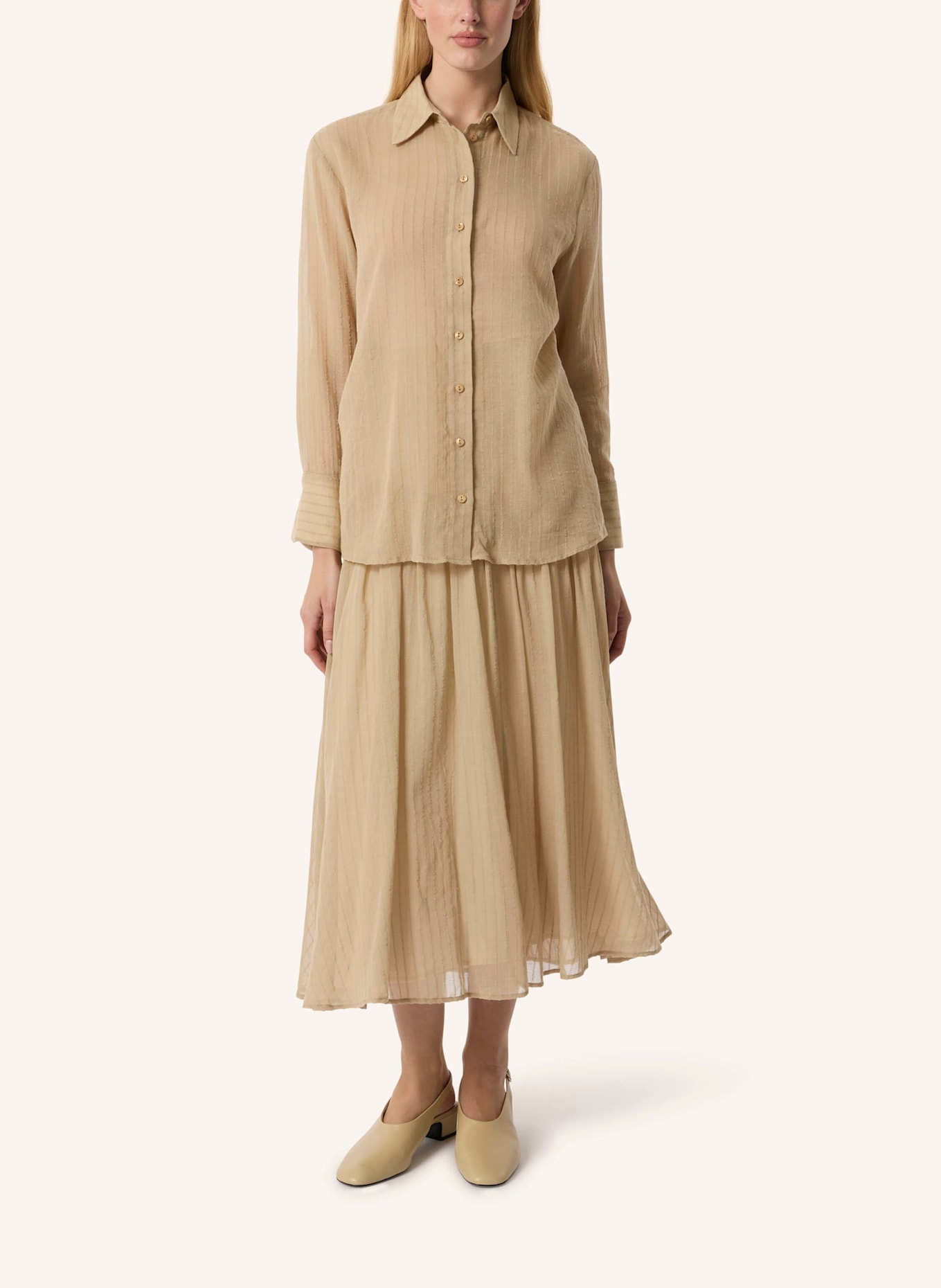 Malej Baumwollbluse TRAPANI: BEIGE