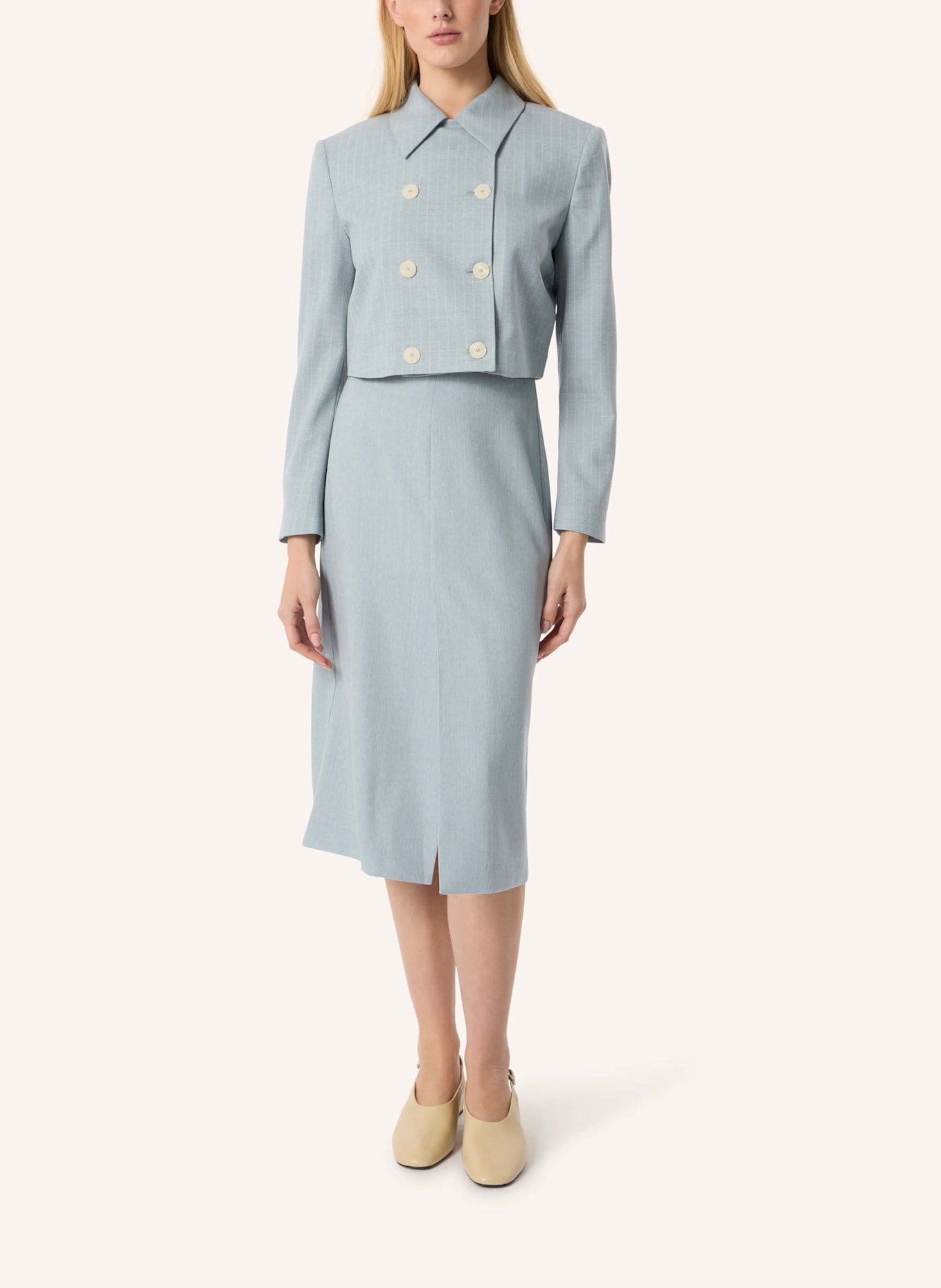 Malej Schurwollblazer PATRAE: HELLBLAU