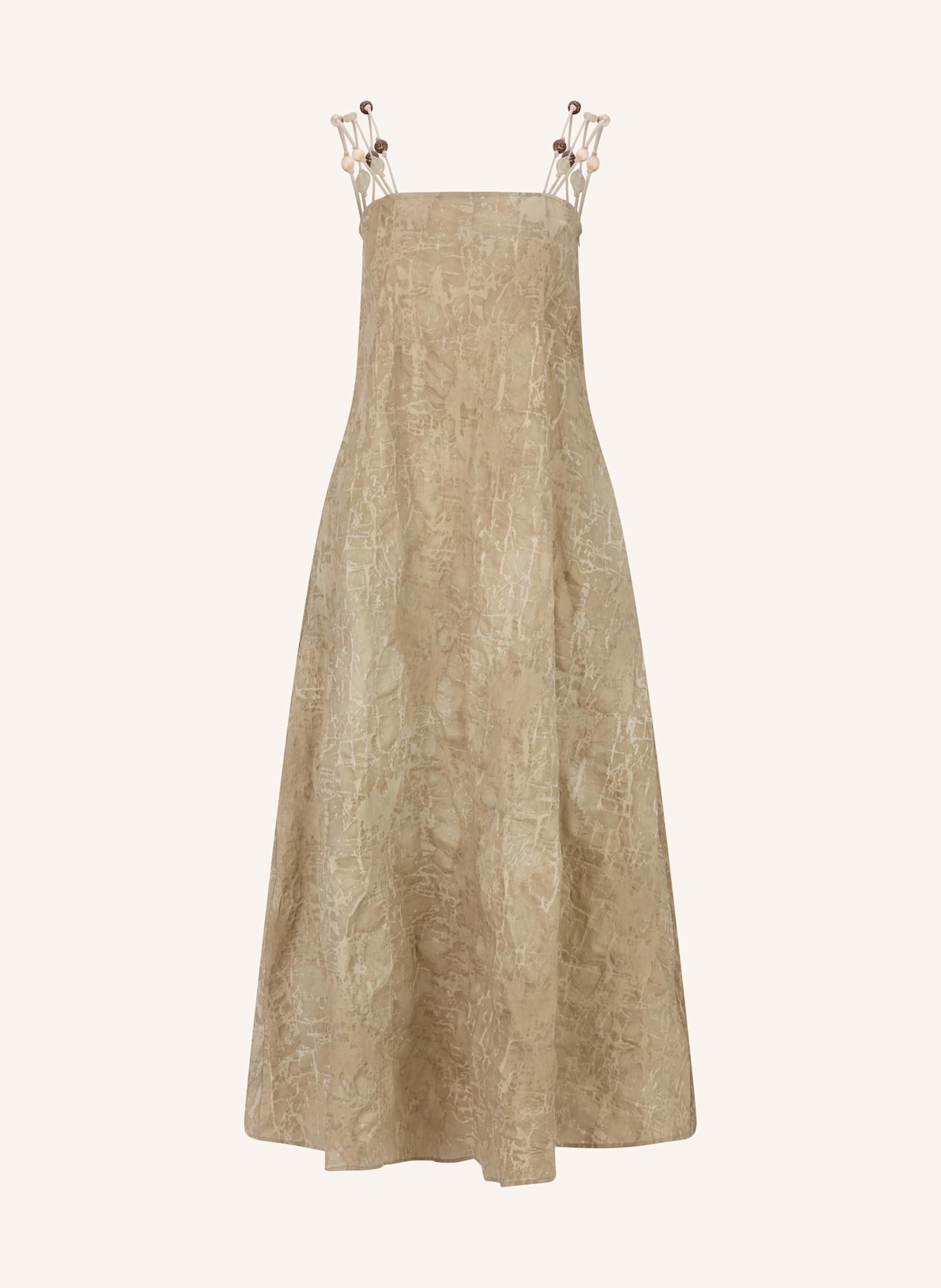 Malej Baumwollkleid MOLFETTA: BEIGE
