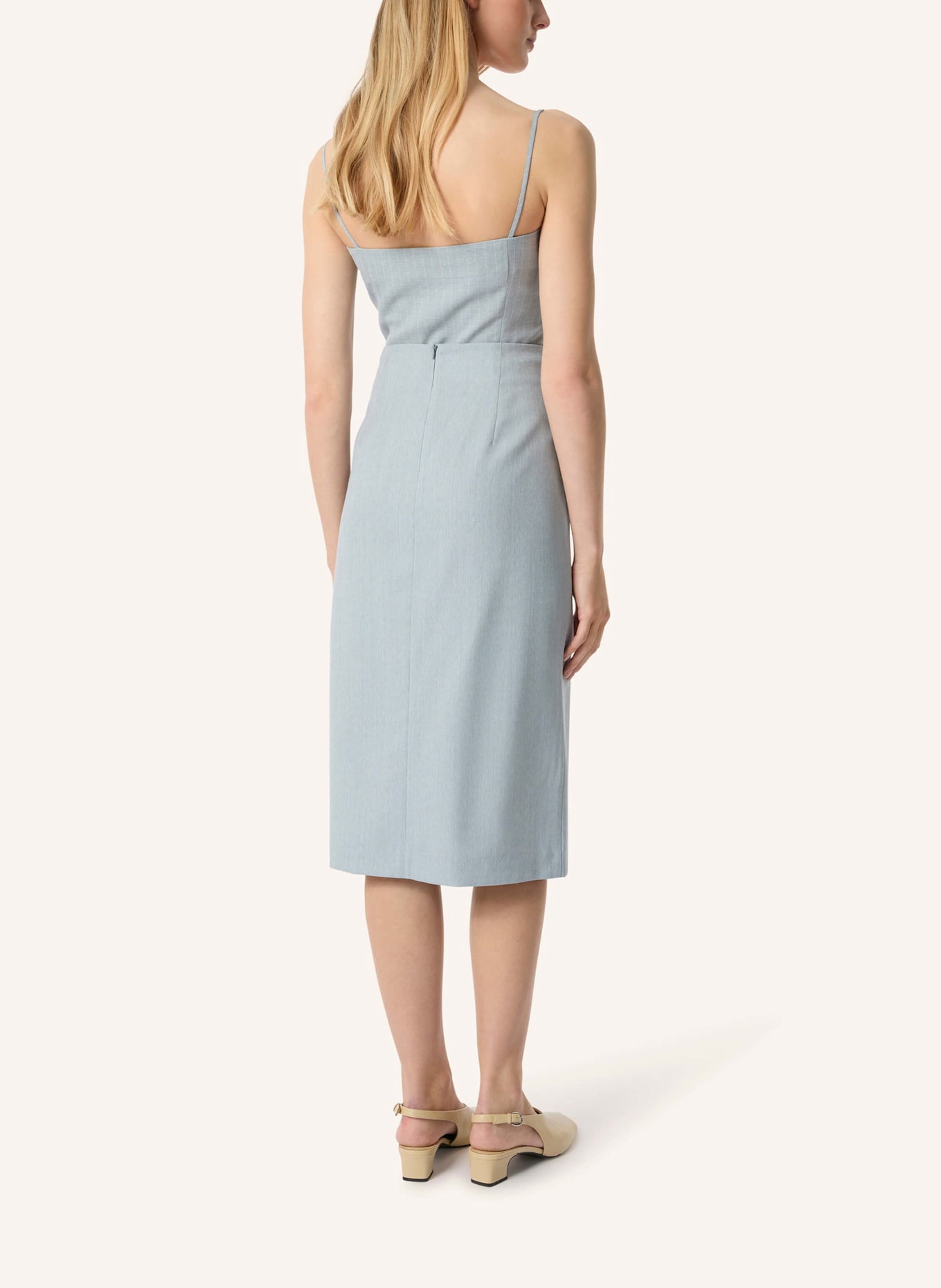 Malej Schurwollrock PERGA: HELLBLAU