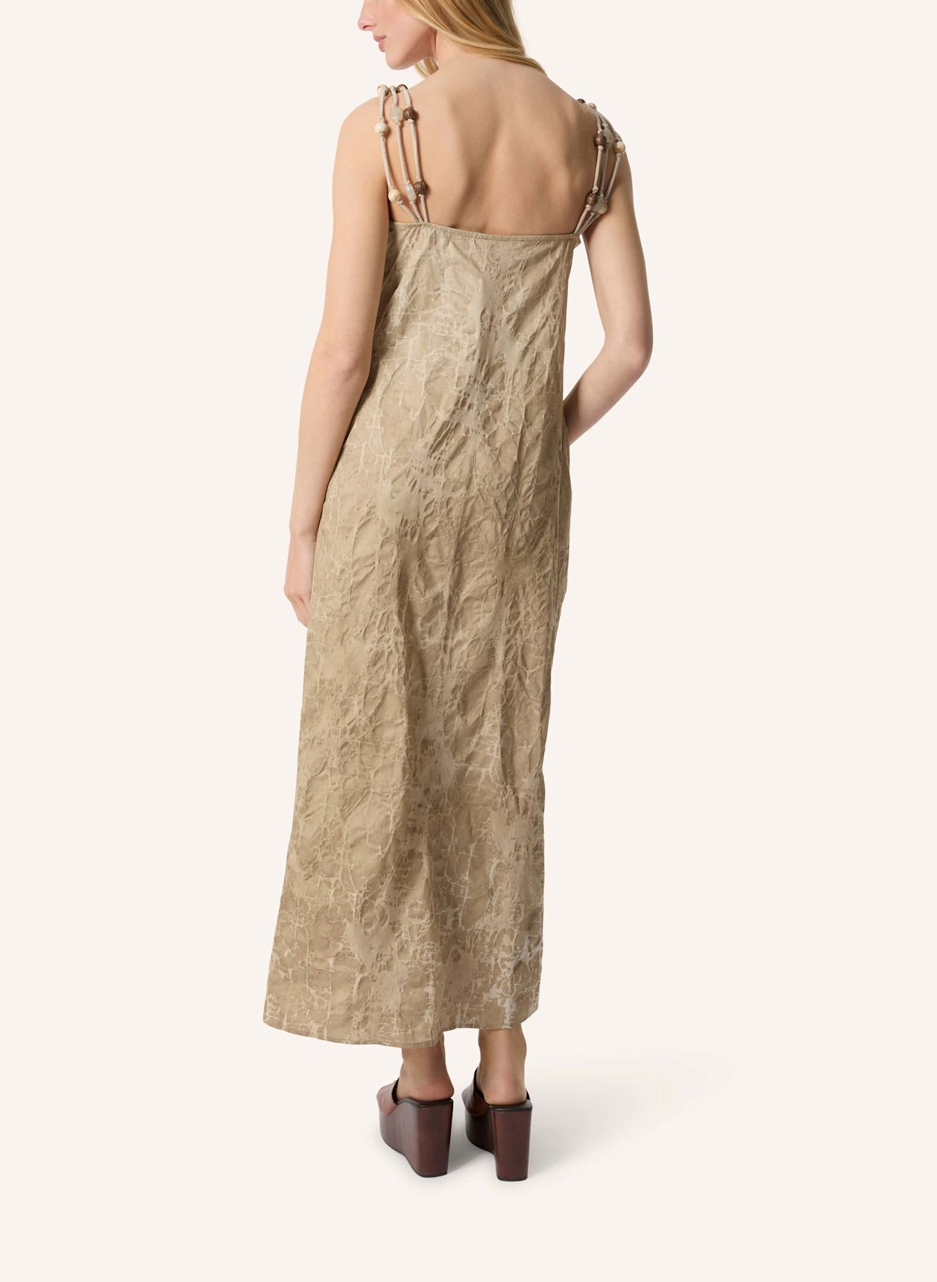 Malej Baumwollkleid MOLFETTA: BEIGE