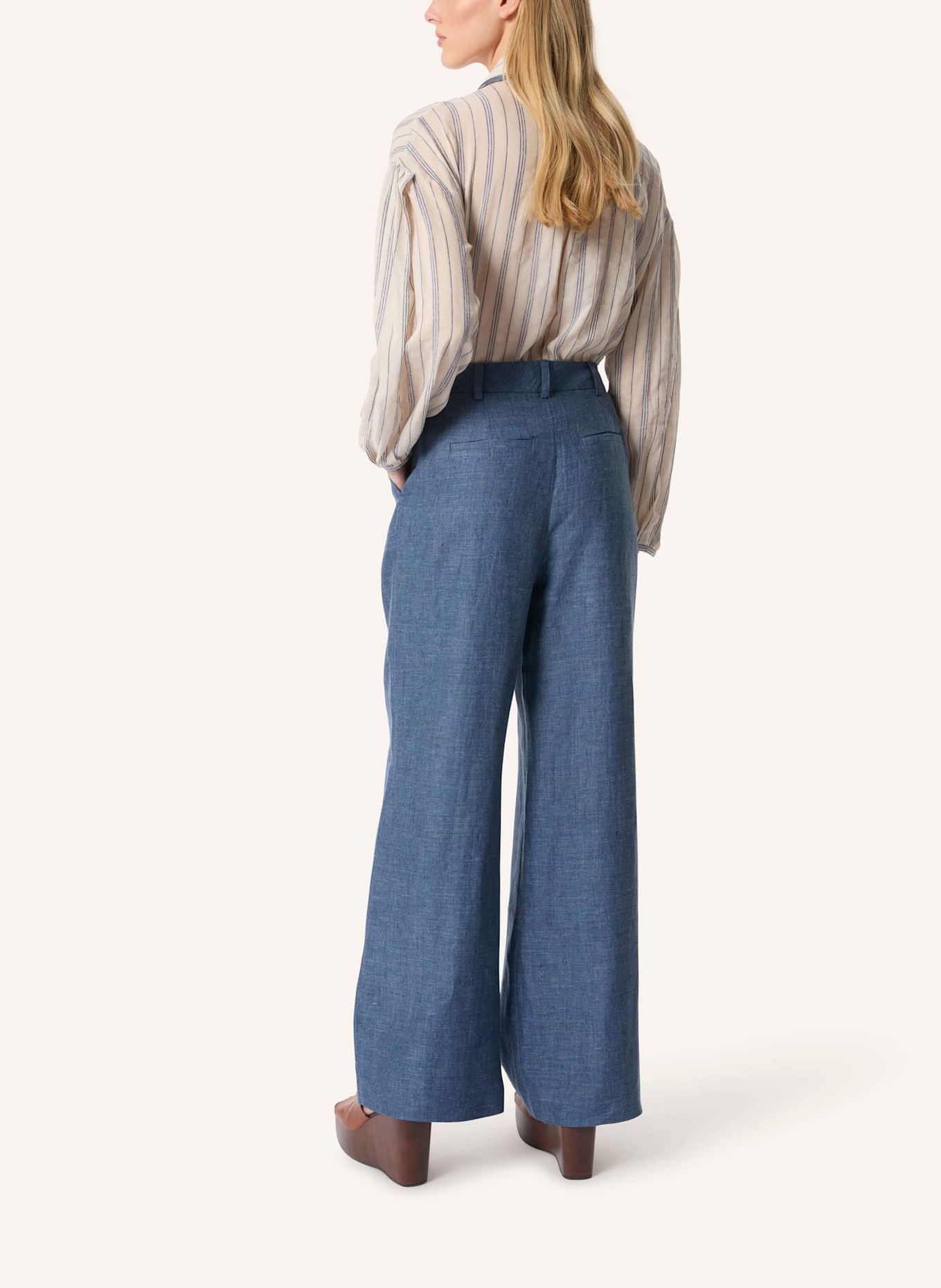 Malej Leinenhose ATHOS: DUNKELBLAU