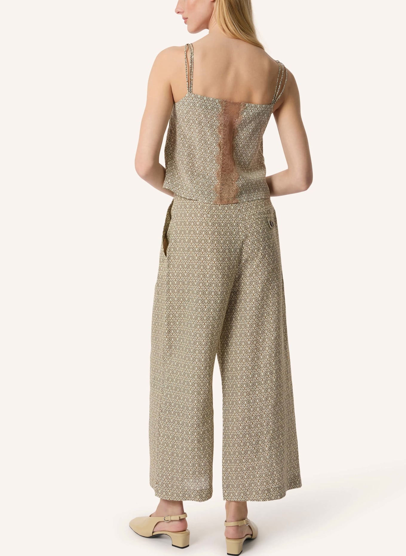 Malej Seidentop FOLIGNO: BEIGE