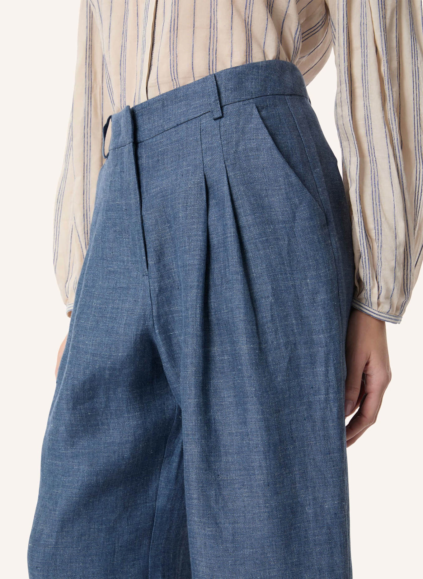 Malej Leinenhose ATHOS: DUNKELBLAU