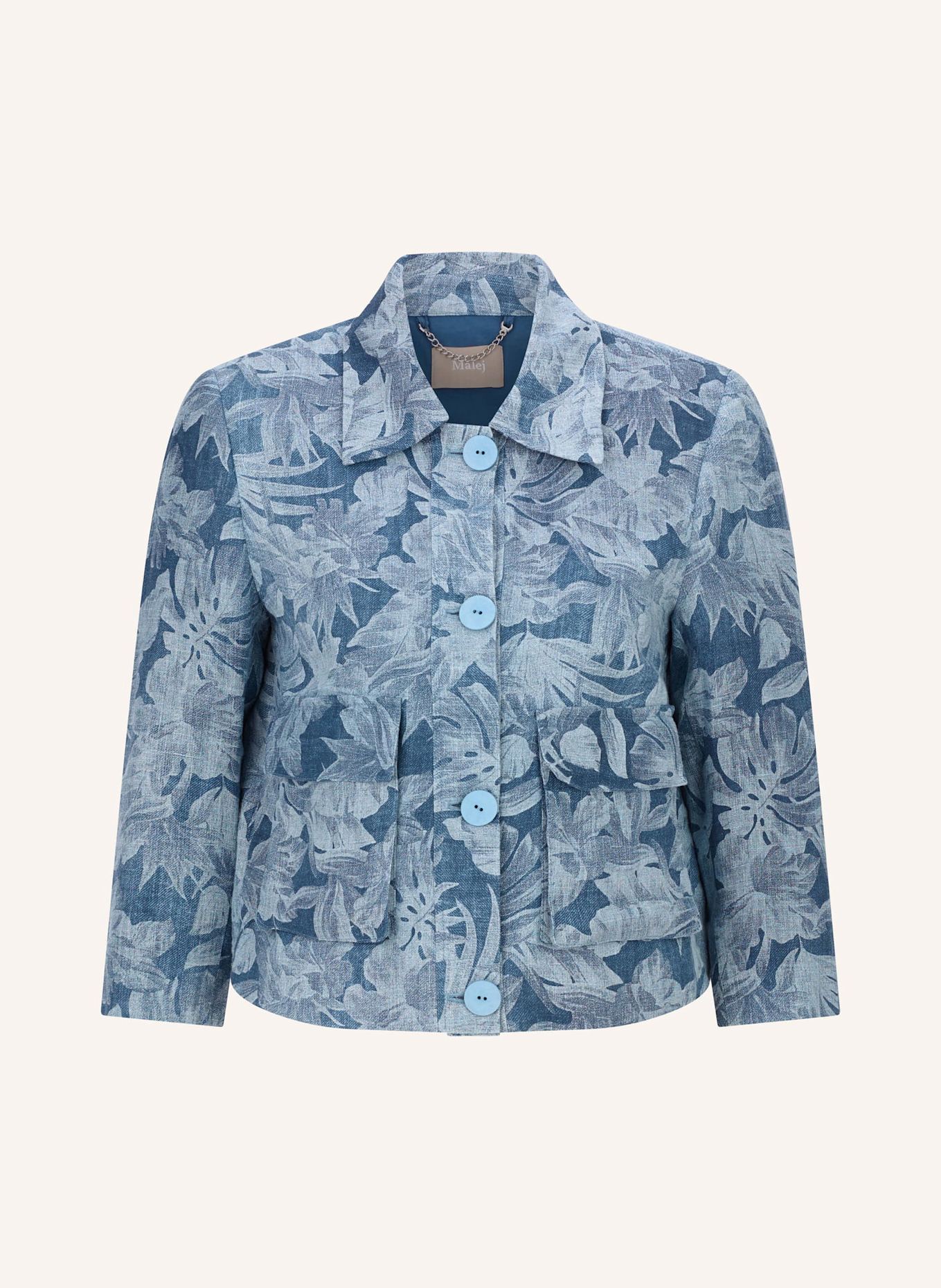 Malej Leinenjacke AMISOS: DUNKELBRAUN