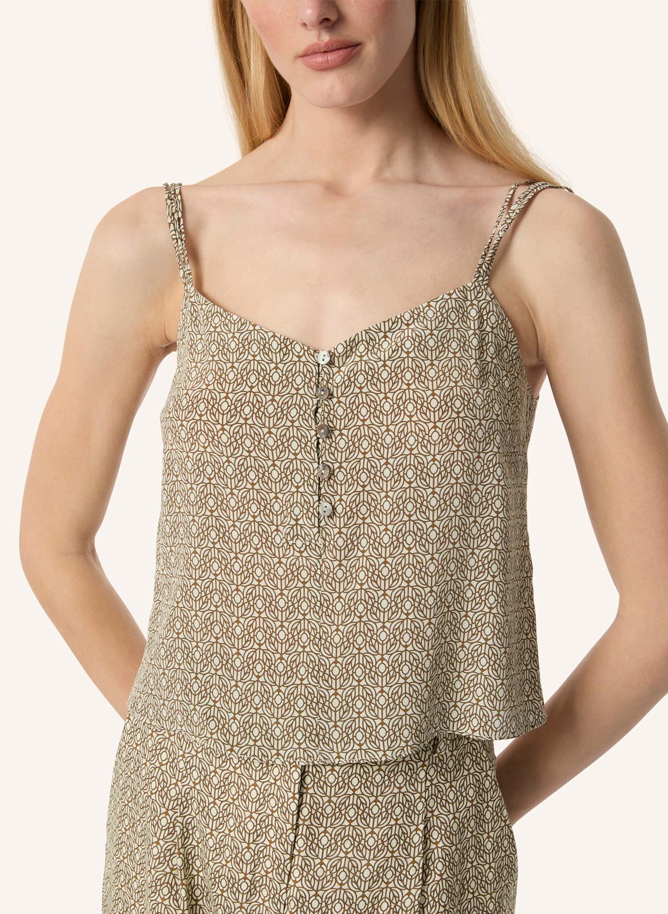 Malej Seidentop FOLIGNO: BEIGE