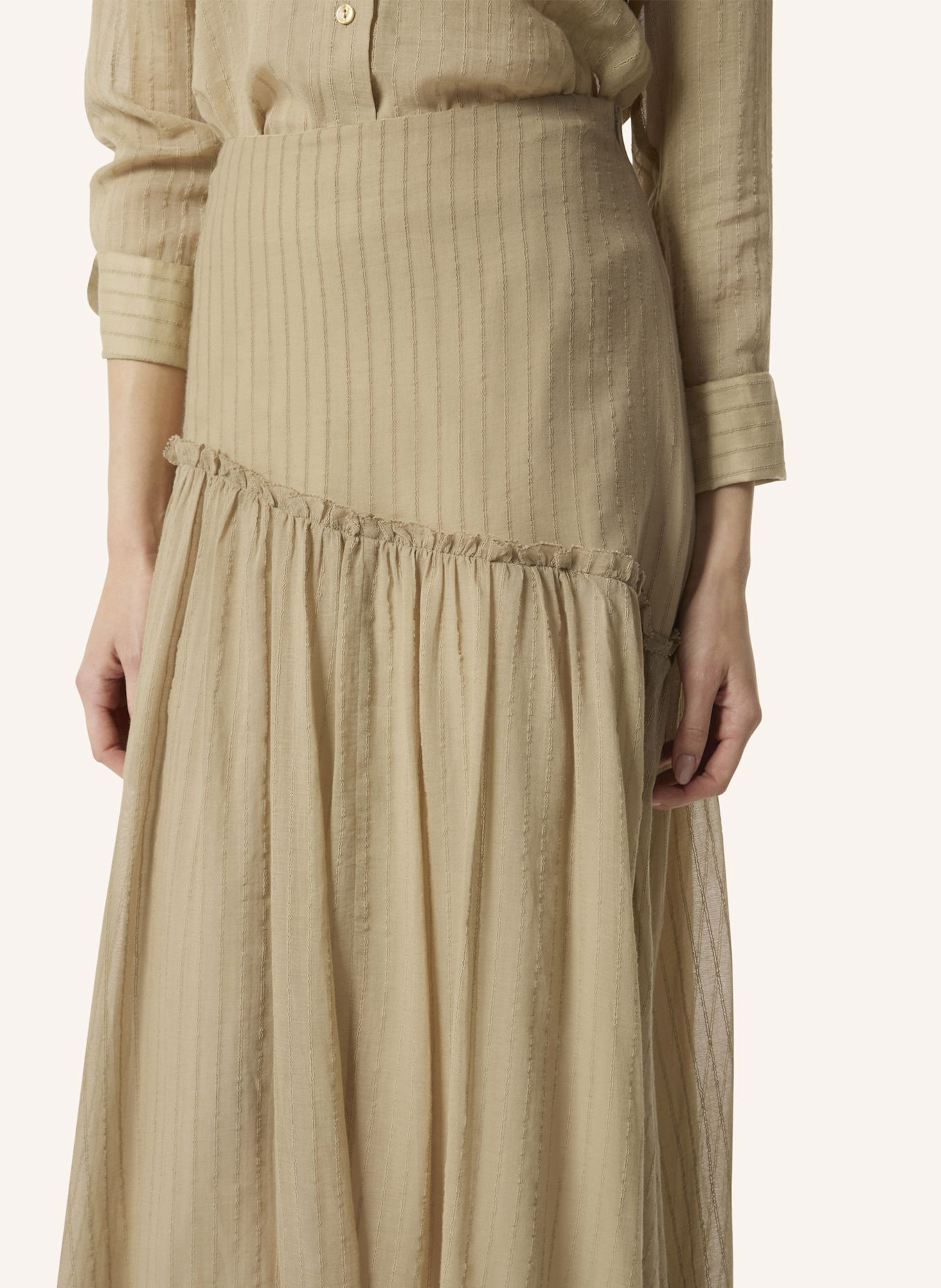 Malej Baumwollrock MODICA: BEIGE