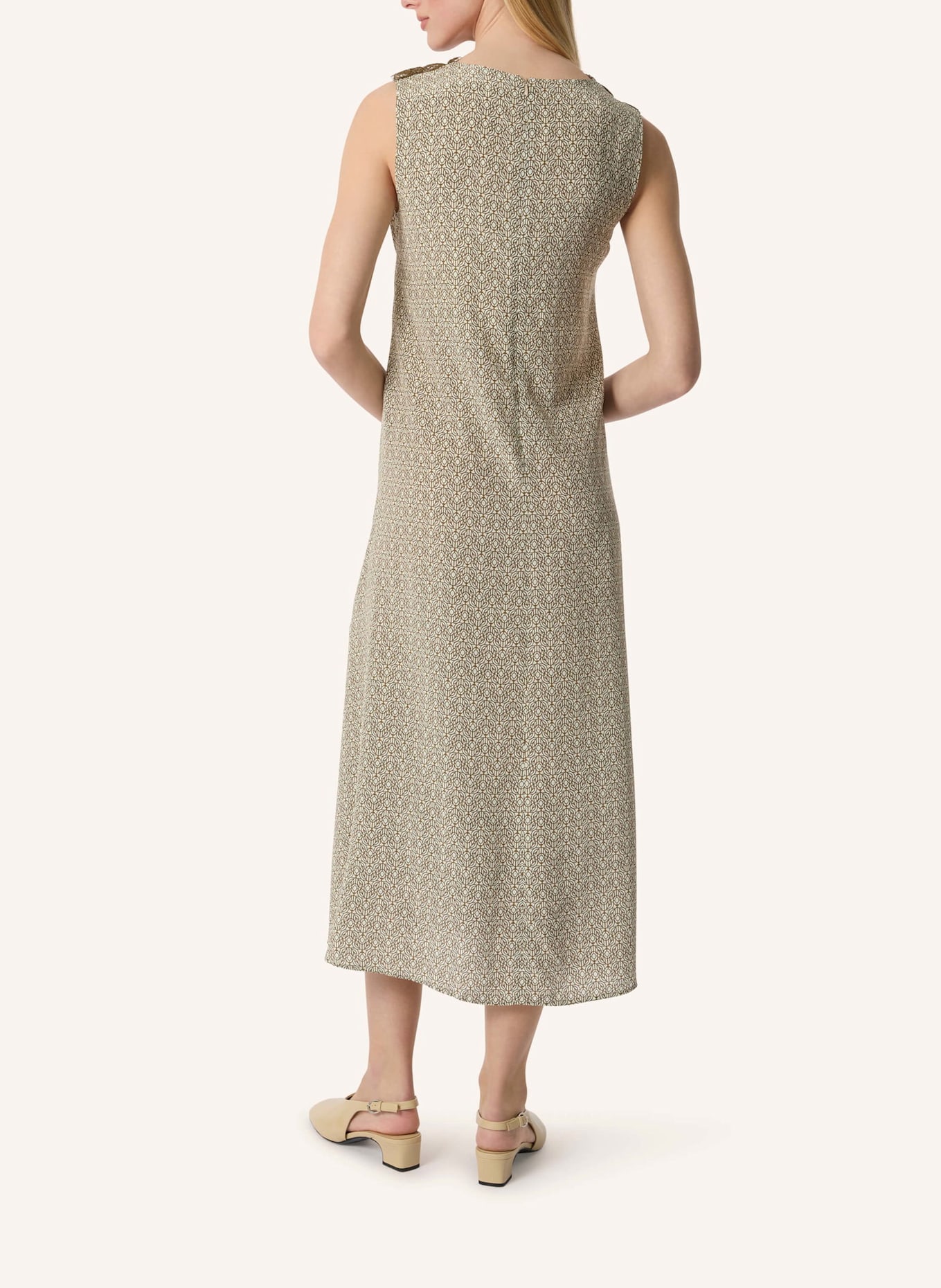 Malej Seidenkleid TIVOLI: BEIGE