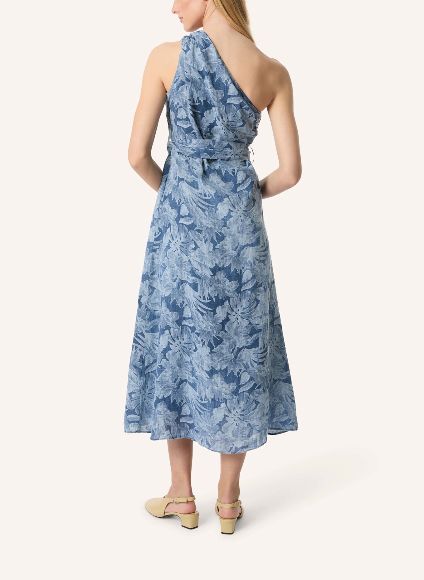 Malej Leinenkleid APAMEA: DUNKELBRAUN