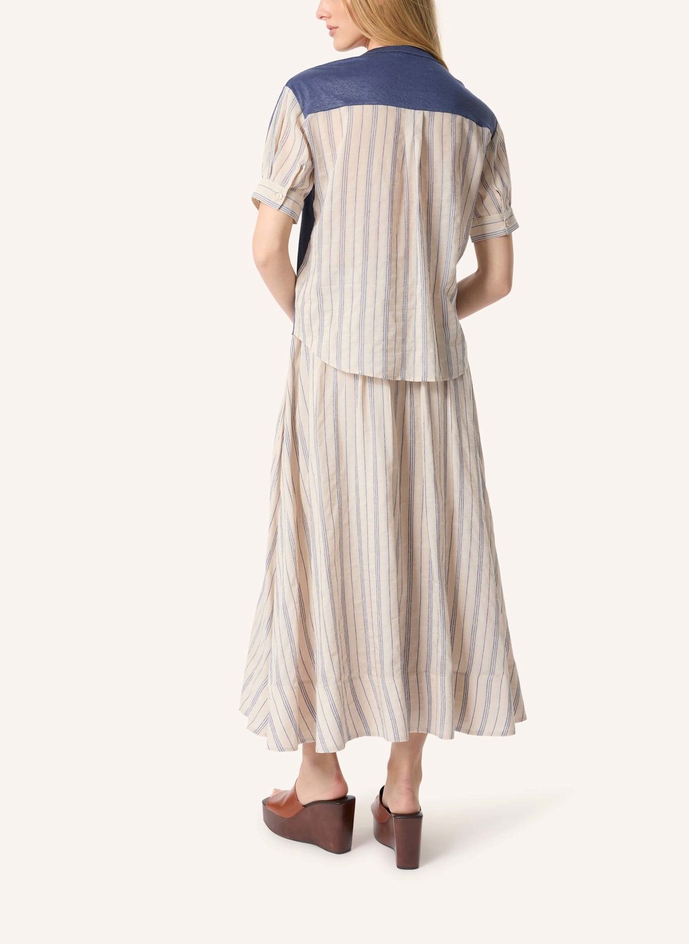 Malej Leinenshirt ARGOS: DUNKELBLAU