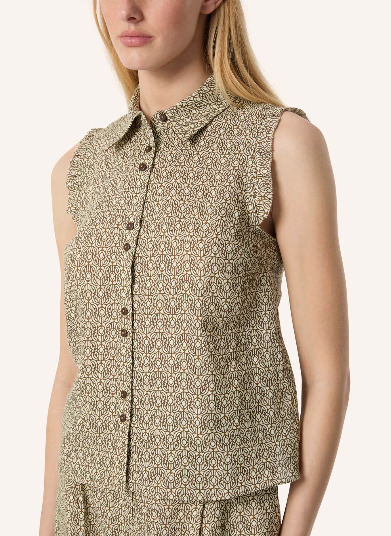 Malej Leinenbluse SIENA: BEIGE