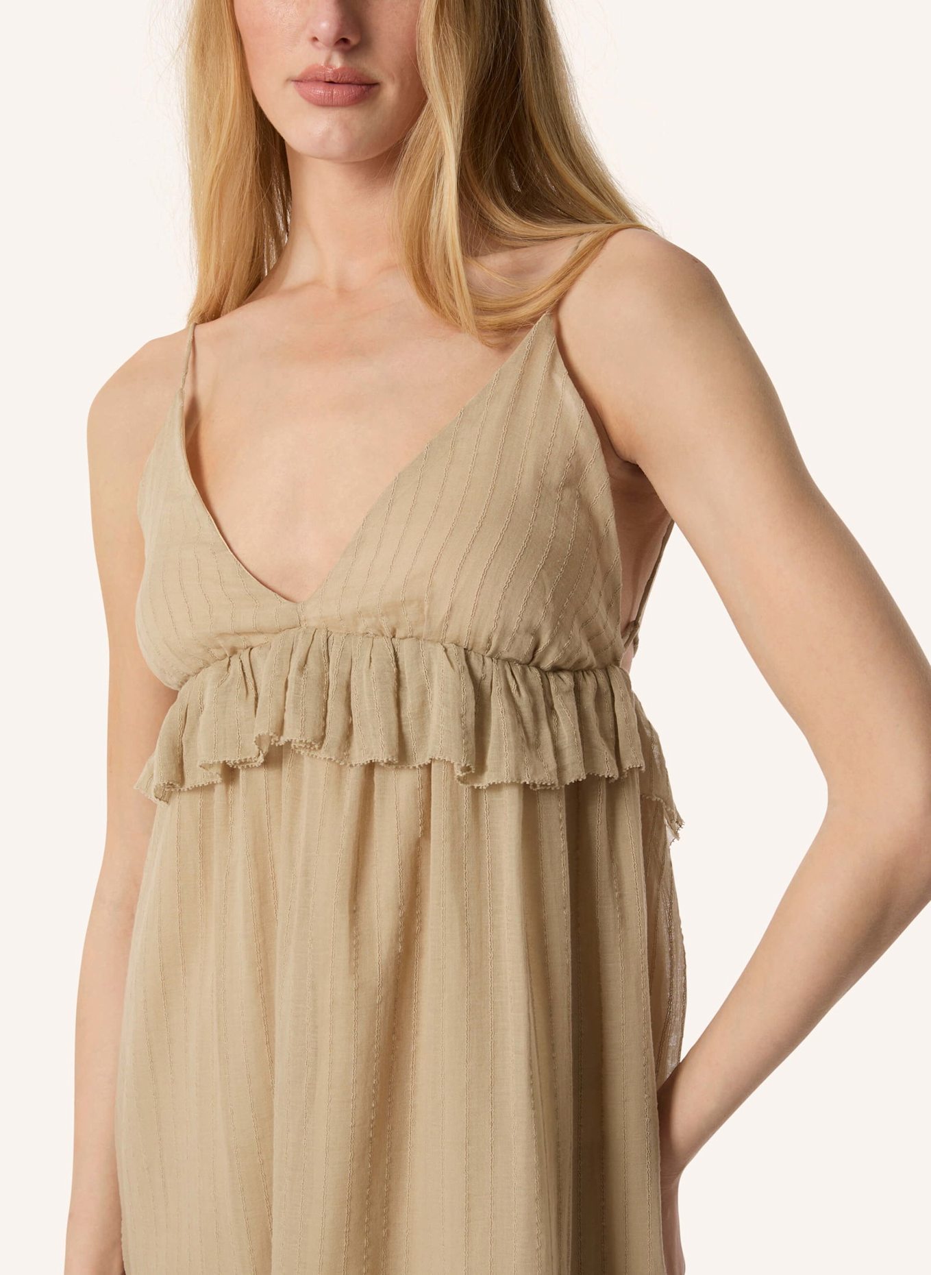Malej Baumwollkleid SANREMO: BEIGE