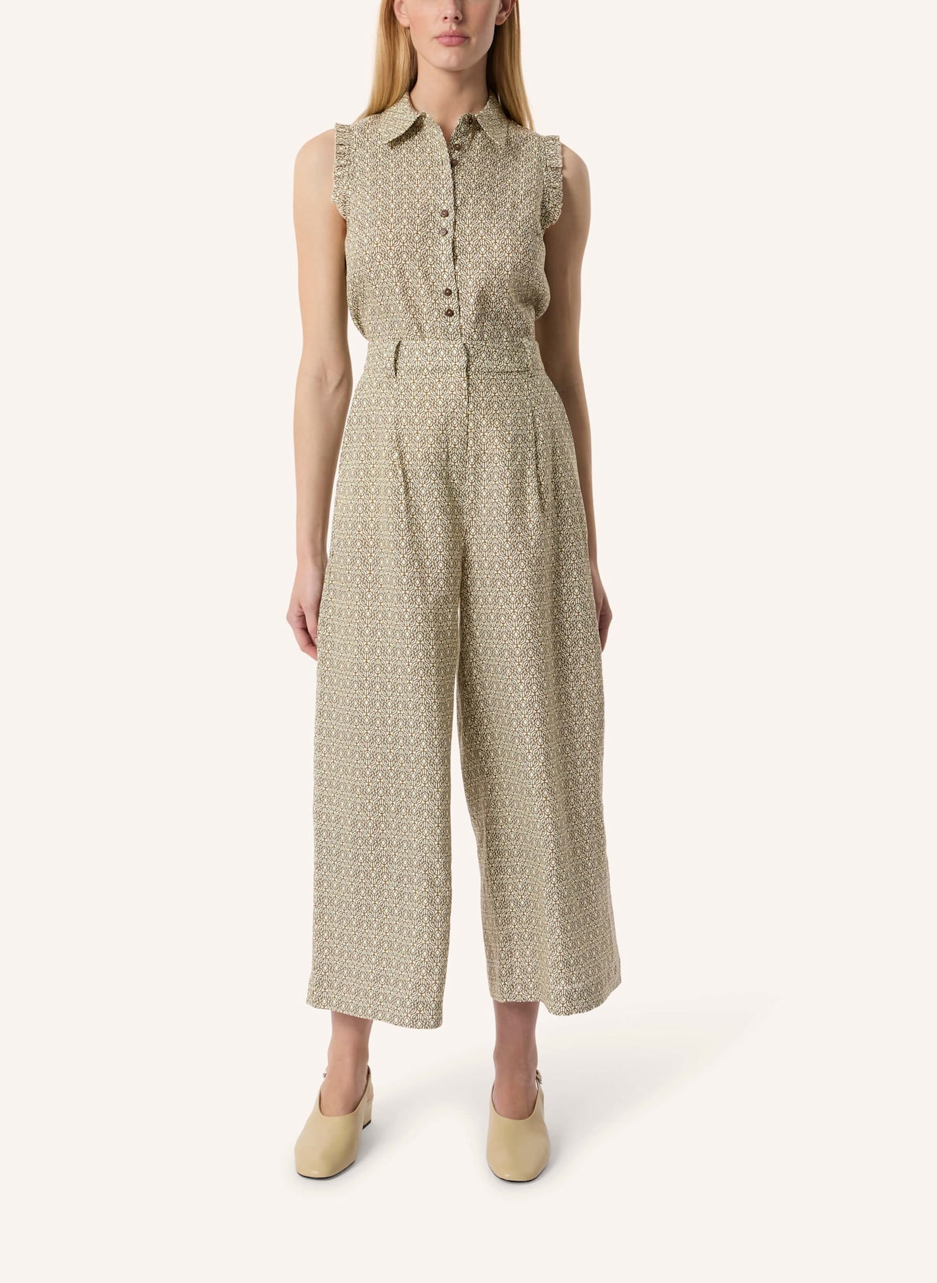 Malej Leinenhose BITONTO: BEIGE