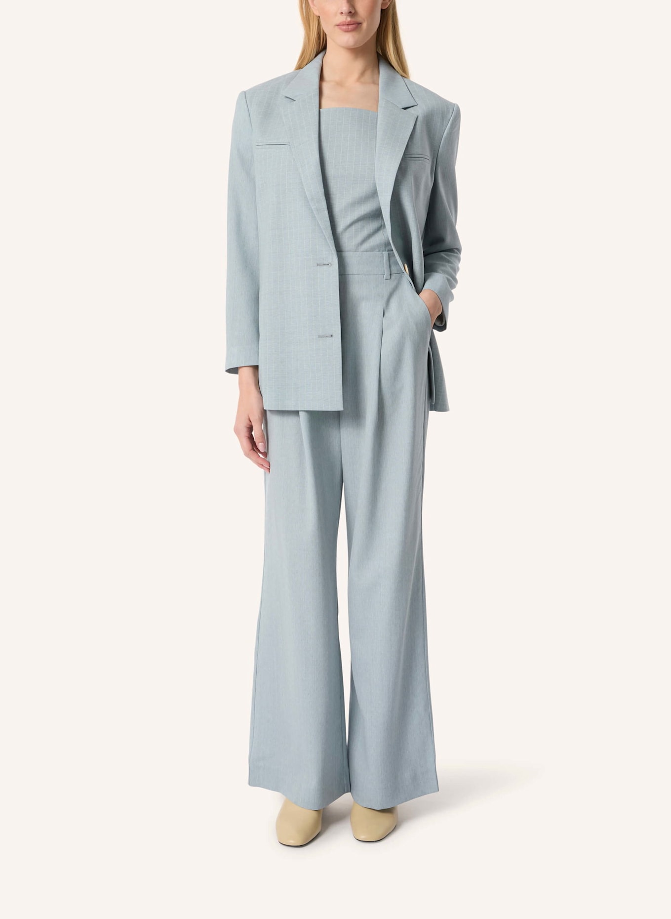 Malej Schurwollblazer PAROS: HELLBLAU