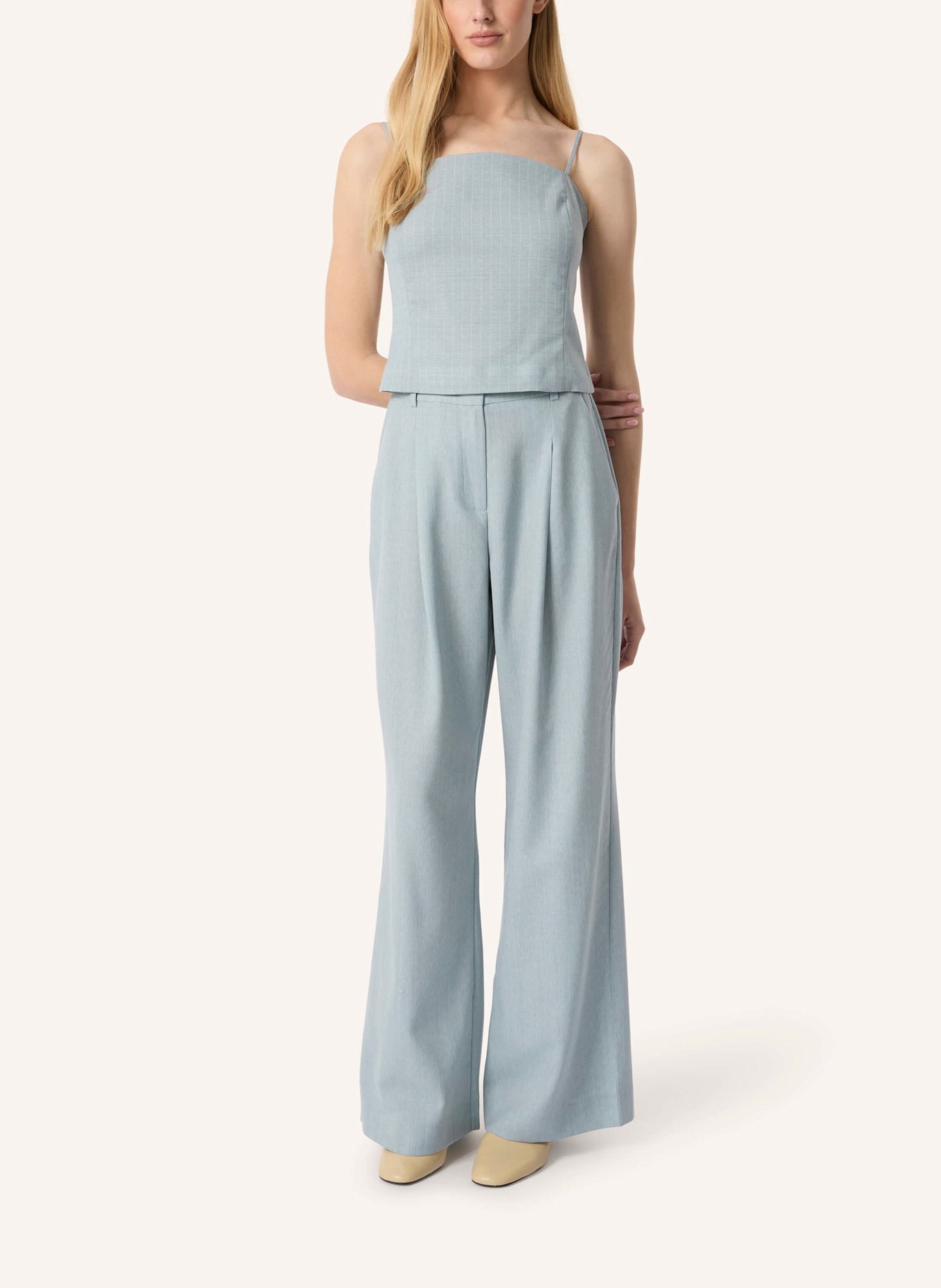 Malej Schurwollhose PELLA: HELLBLAU