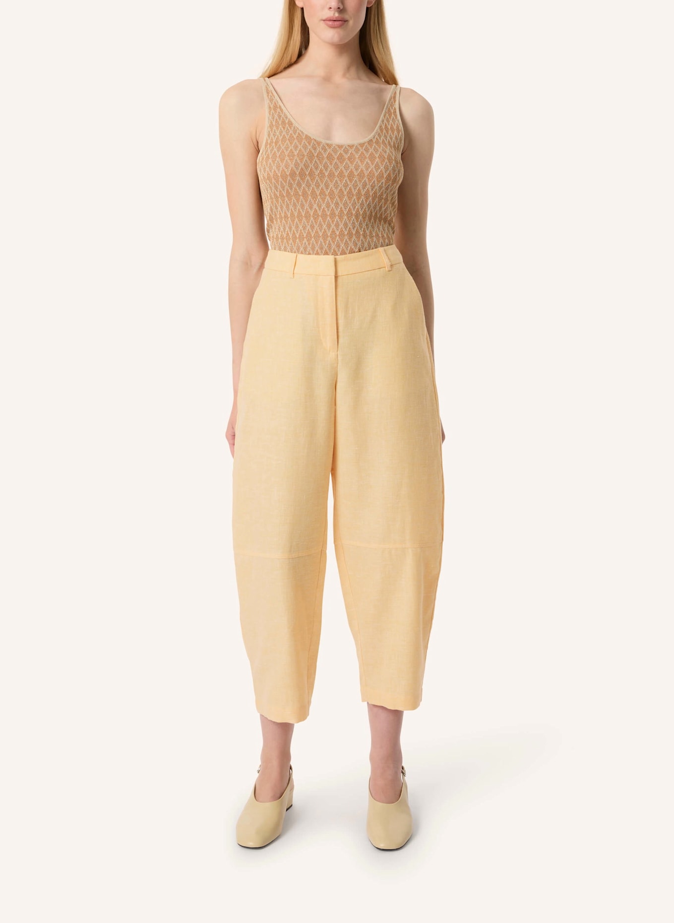 Malej 3/4-Hose LAMIA: HELLGELB