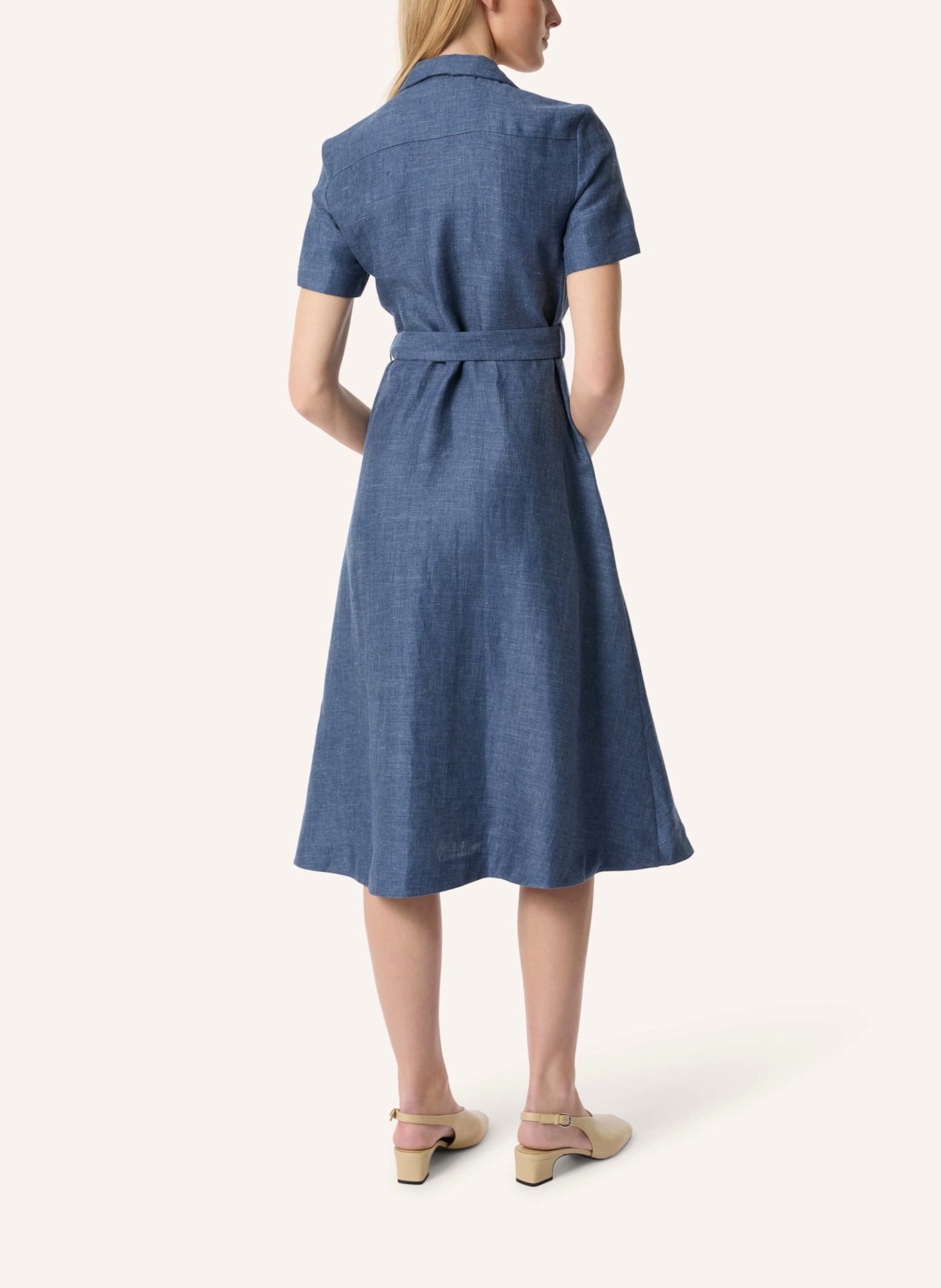 Malej Leinenkleid ACTIUM: DUNKELBLAU