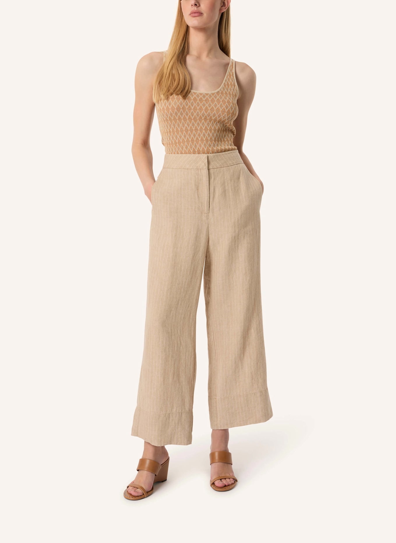 Malej Leinenhose LARISSA: BEIGE