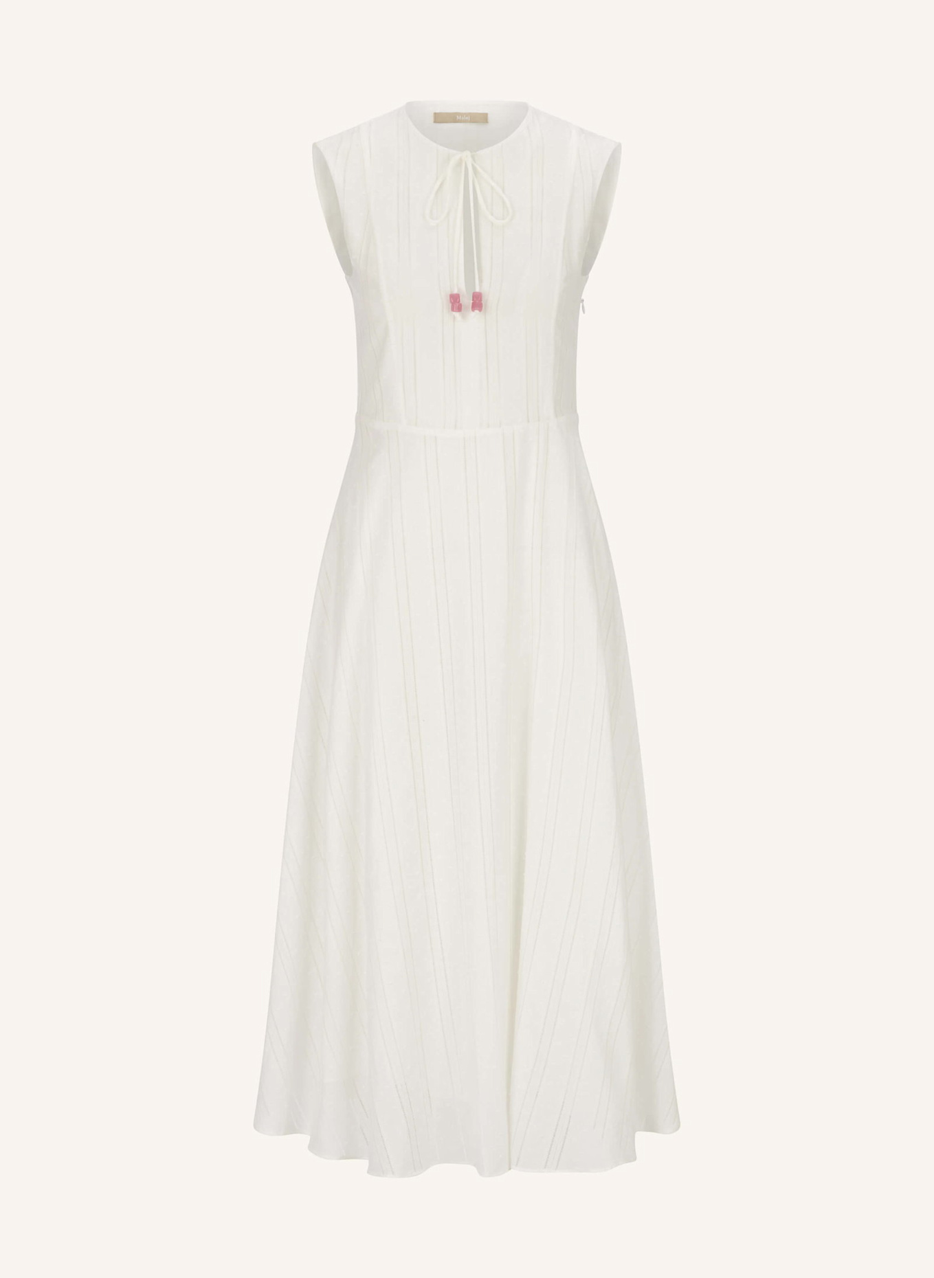 Malej Baumwollkleid PARMA: WEISS