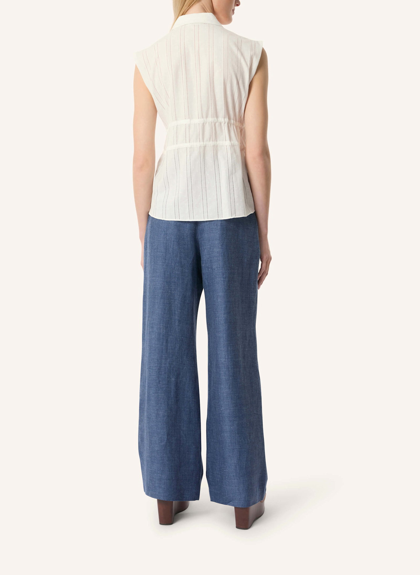 Malej Baumwollbluse TARANTO: WEISS