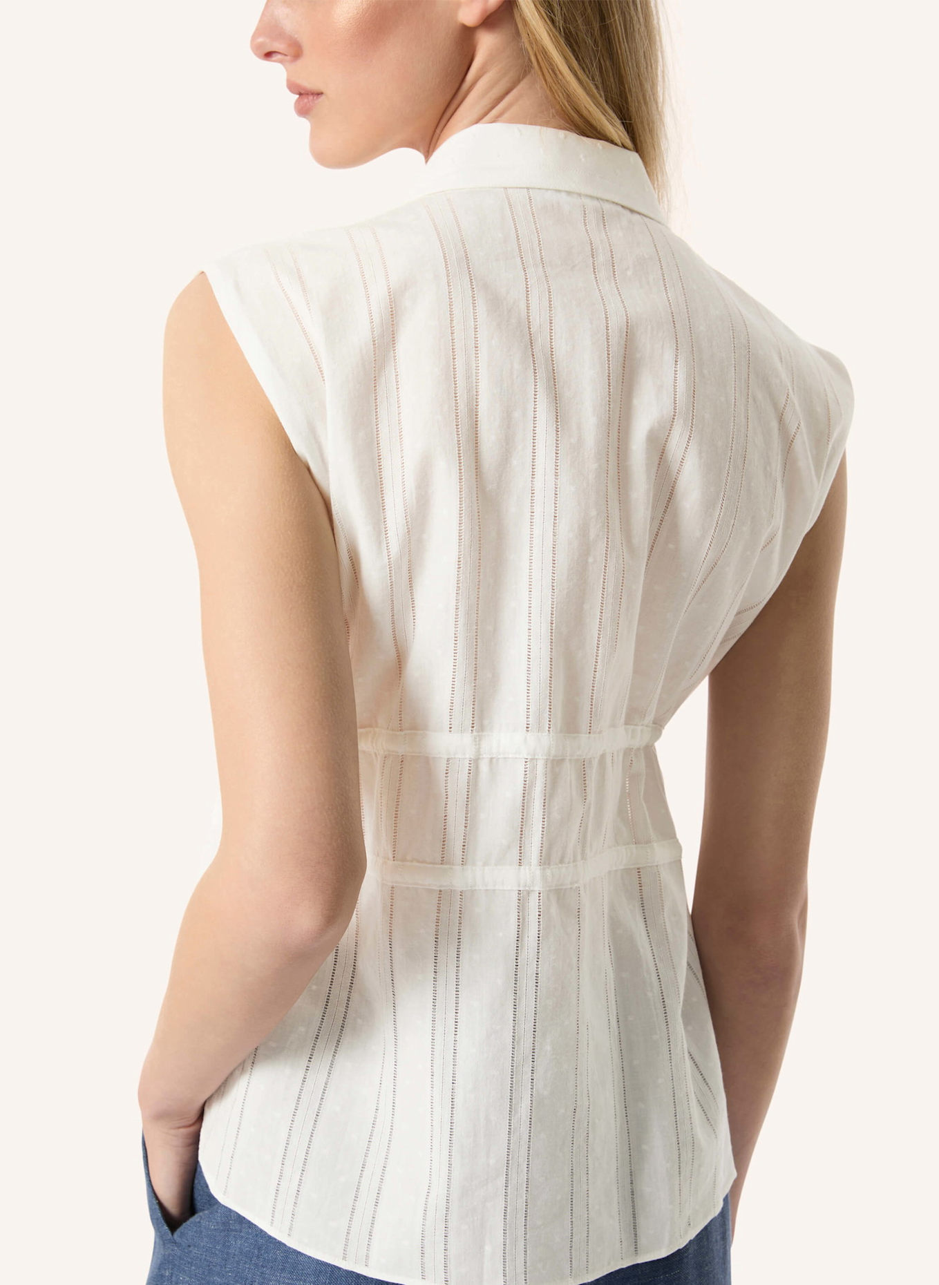 Malej Baumwollbluse TARANTO: WEISS